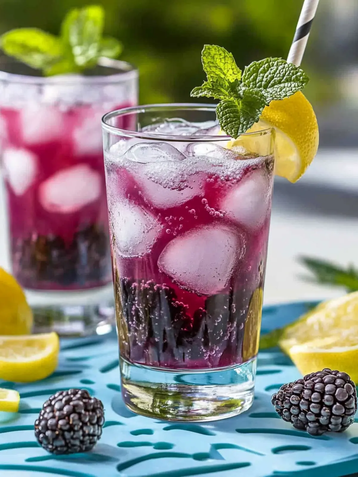 Zesty Blackberry Lemon Mocktail for Refreshing Summer Sips 4 Blackberry Lemon Mocktail