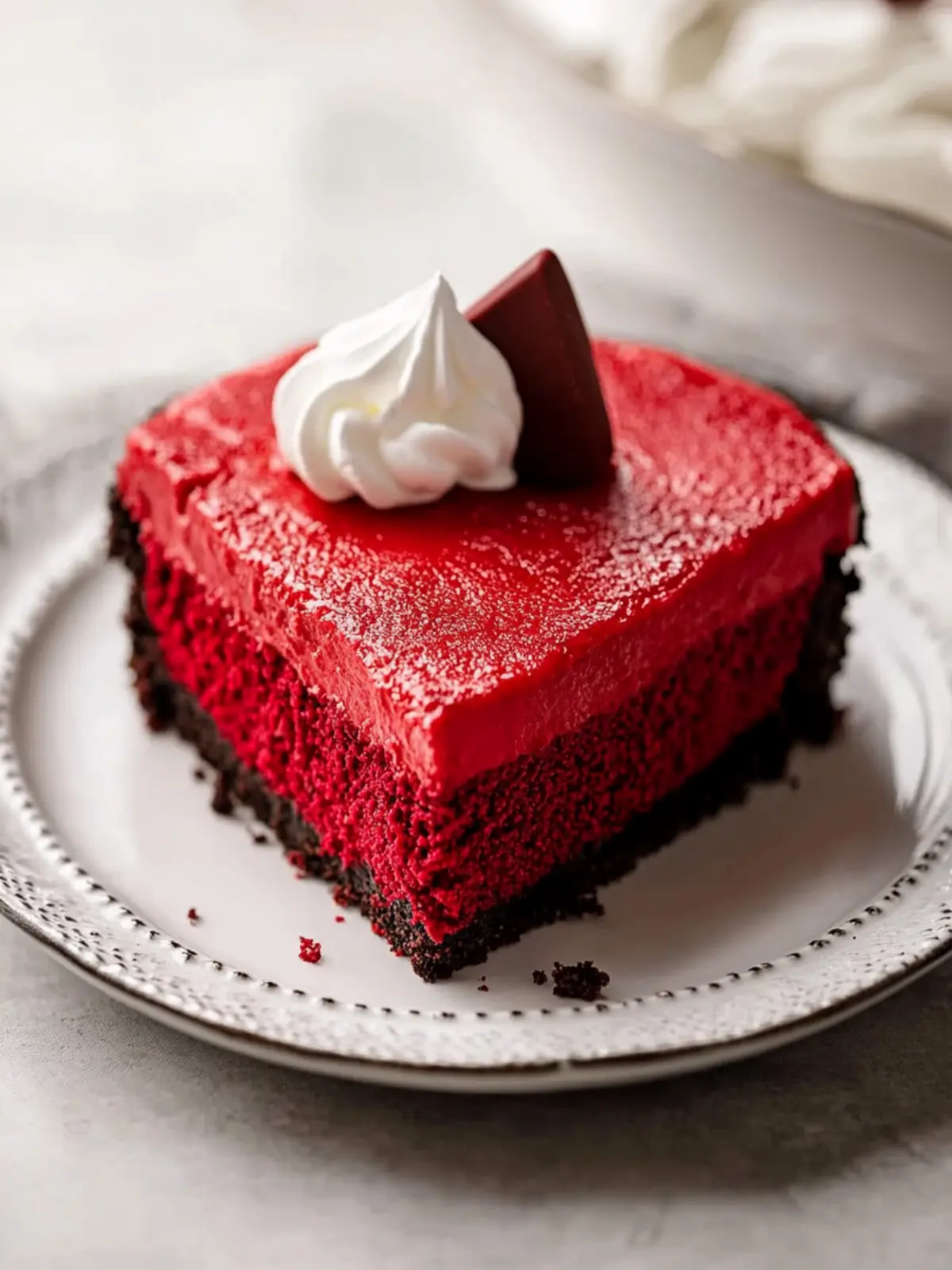 Decadent Red Velvet Cheesecake with Irresistible Oreo Crust 2 Red Velvet Cheesecake