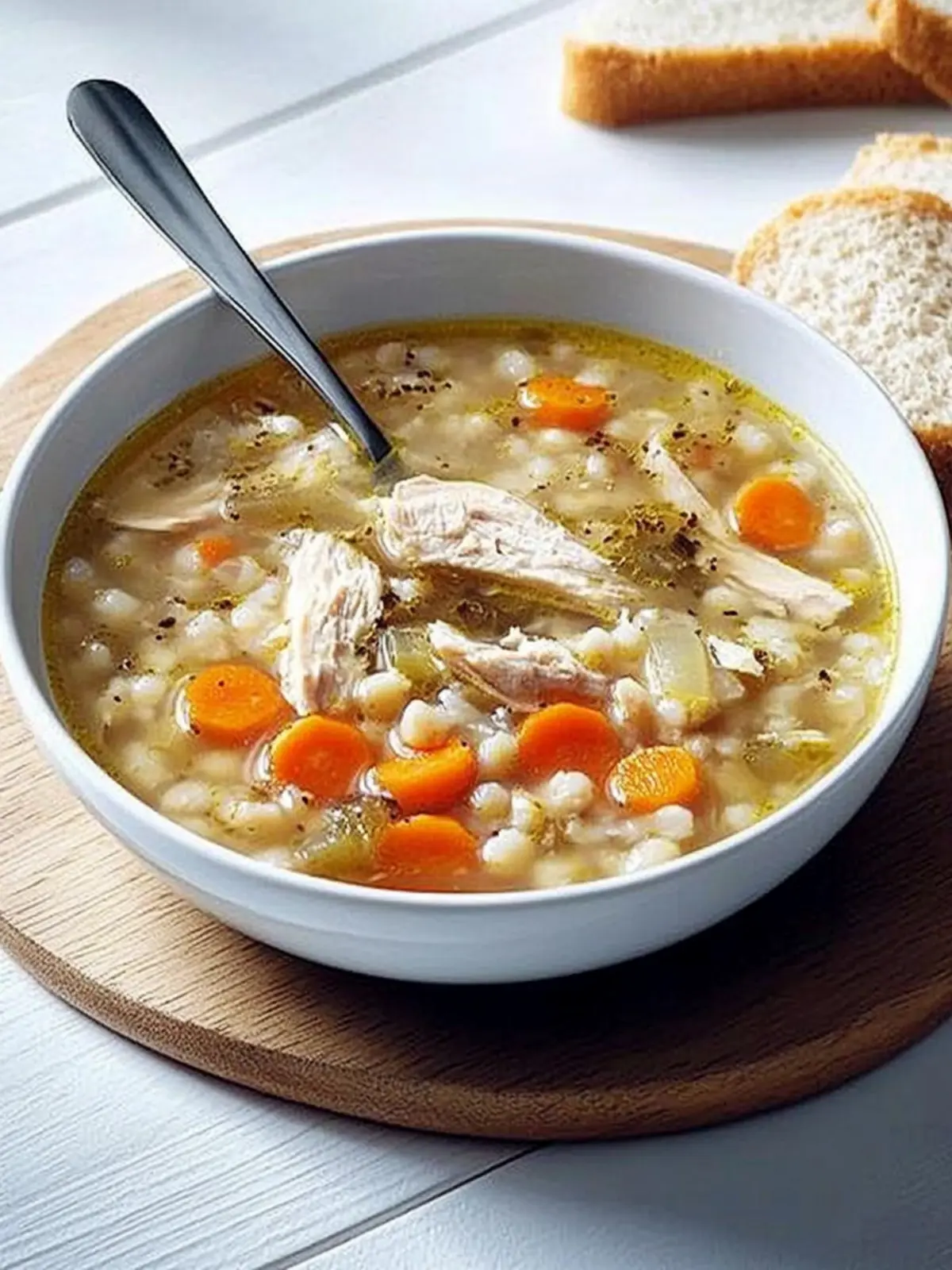 Cozy Up with Homemade Chicken Barley Soup Delight 2 Chicken Barley Soup