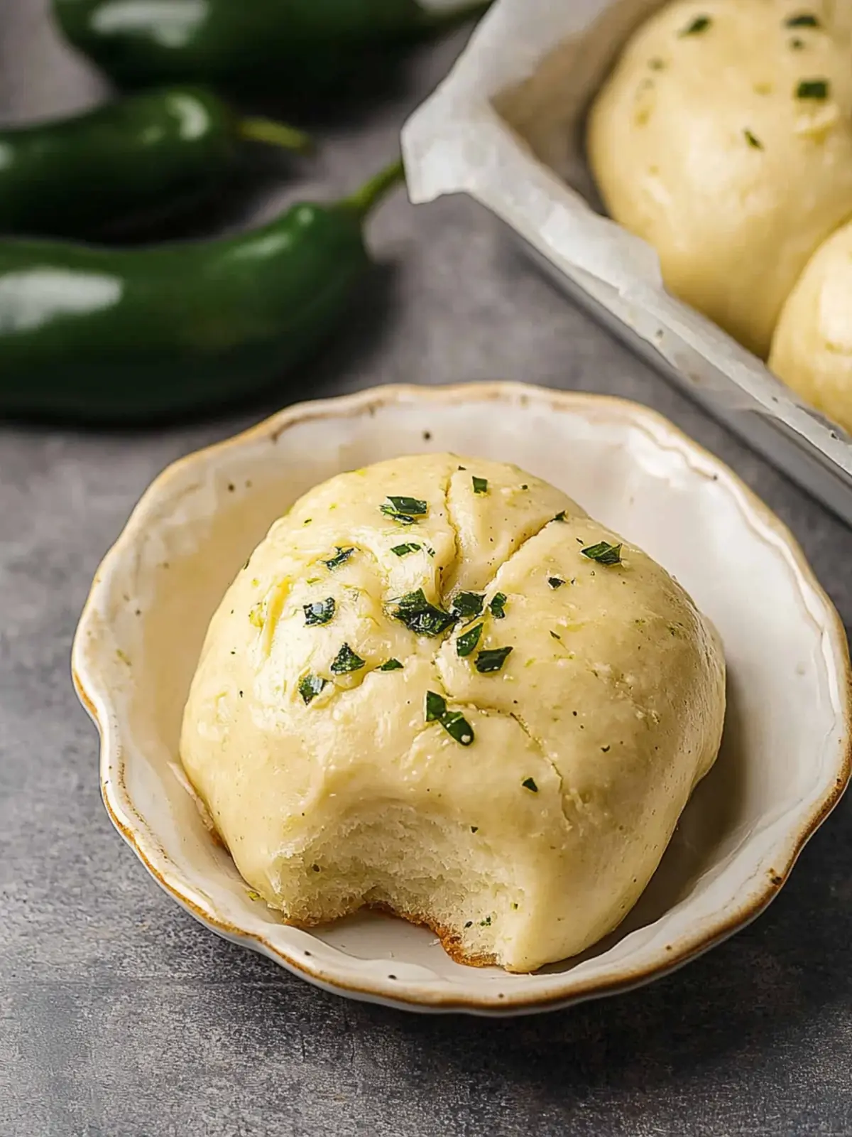 Vegan Green Chile Garlic Rolls for Irresistible Flavor Bliss 3 Vegan Green Chile Garlic Rolls