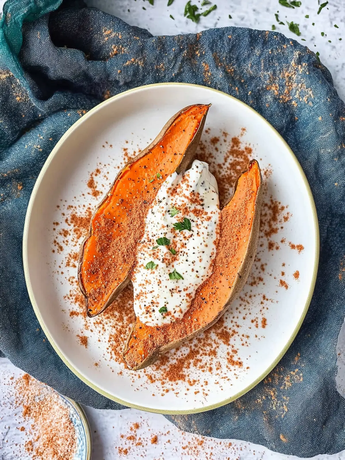 Air Fryer Baked Sweet Potatoes With Greek Yogurt Delight 3 Air Fryer Baked Sweet Potatoes With Greek Yogurt