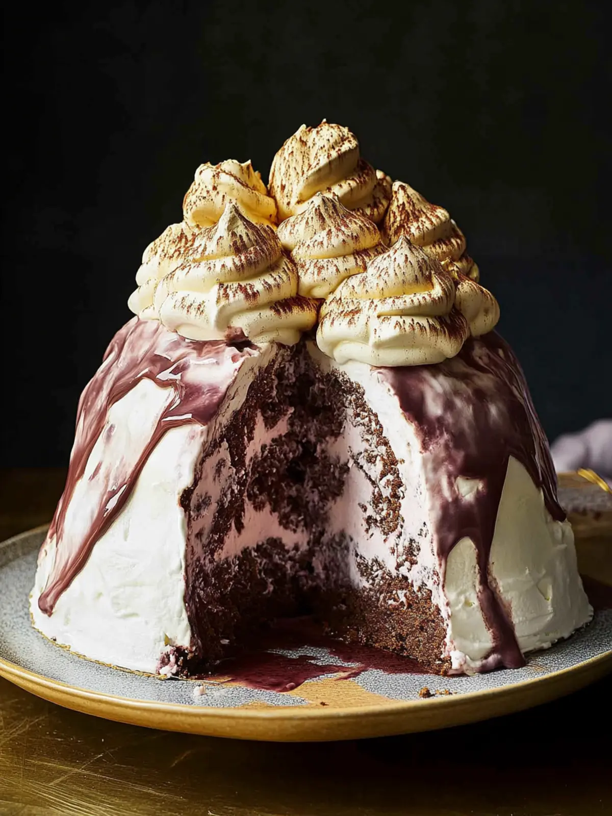 Irresistible Black Forest Baked Alaska for Sweet Moments 2 Black Forest Baked Alaska