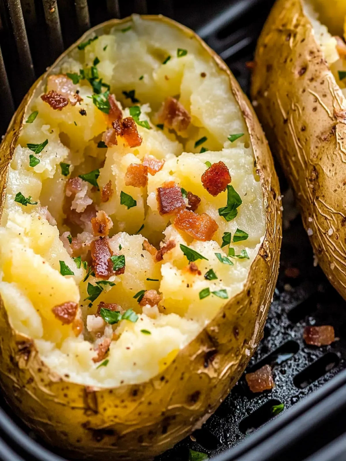 Crispy Air Fryer Baked Potatoes That Wow Every Time 4 Air Fryer Baked Potatoes