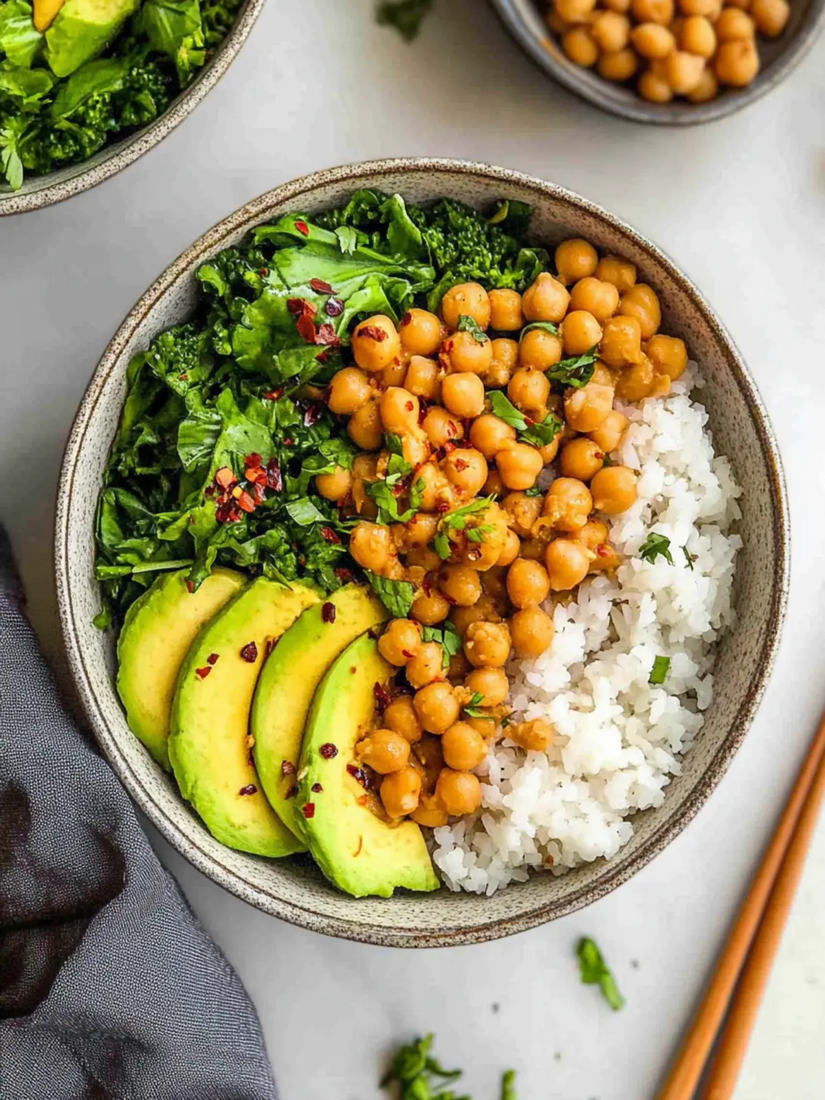 Peanut Chickpea Buddha Bowl: A Deliciously Nutritious Meal 2 Peanut Chickpea Buddha Bowl