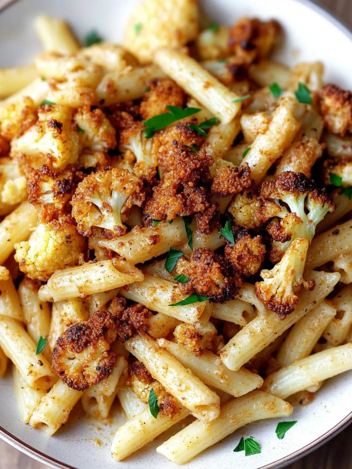 Savor Vegan Garlic Pasta with Roasted Cajun Cauliflower Delight 5 Vegan Garlic Pasta with Roasted Cajun Cauliflower
