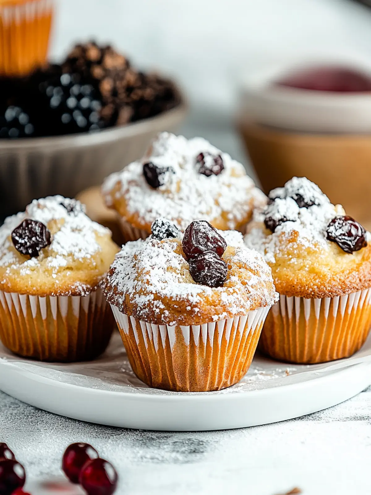 Delightfully Moist Christmas Stollen Muffins for Festive Cheer 4 Moist Christmas Stollen Muffins