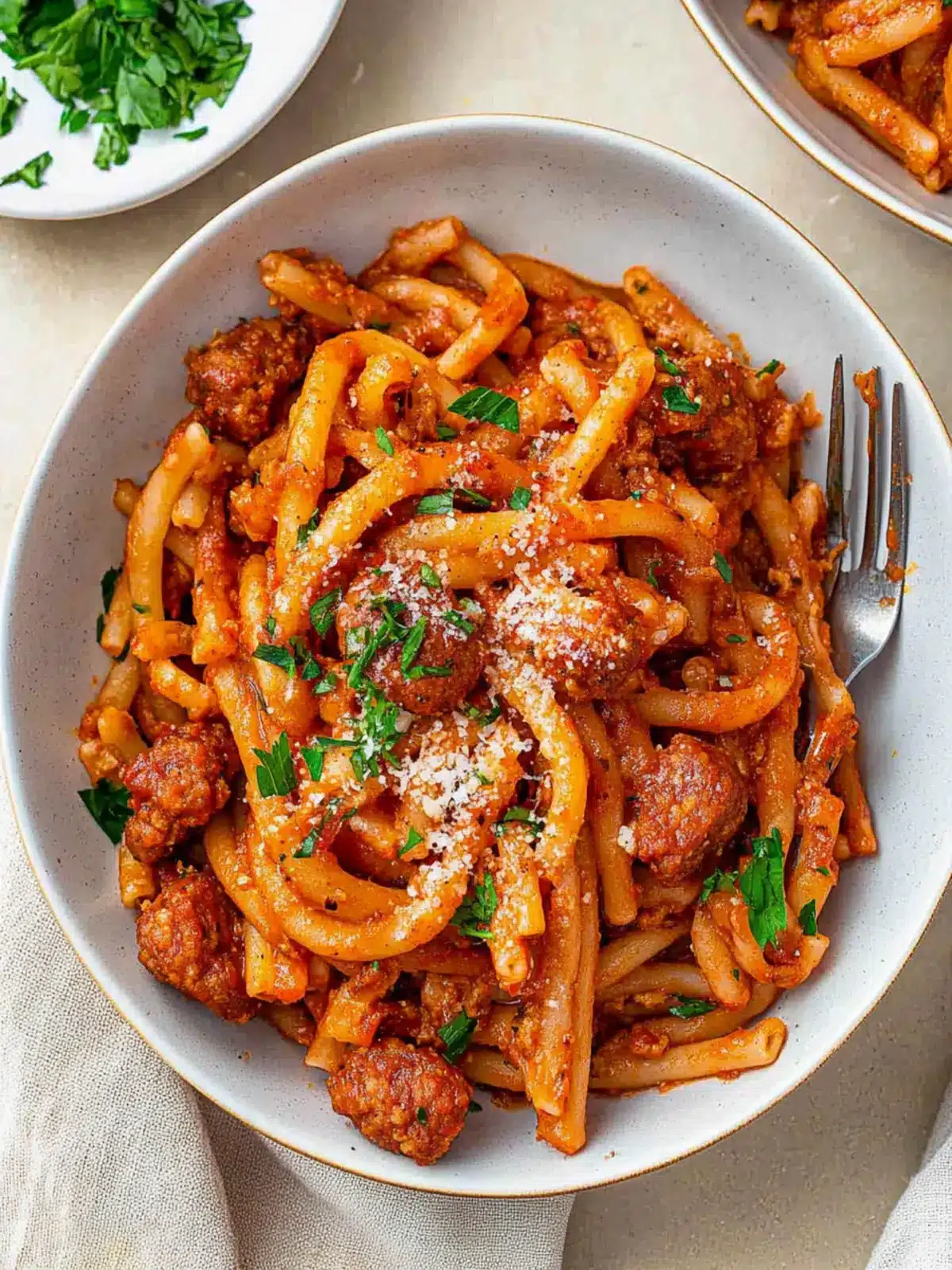 One Pot Spicy Sausage Pasta: Quick Comfort Food Magic 5 One Pot Spicy Sausage Pasta