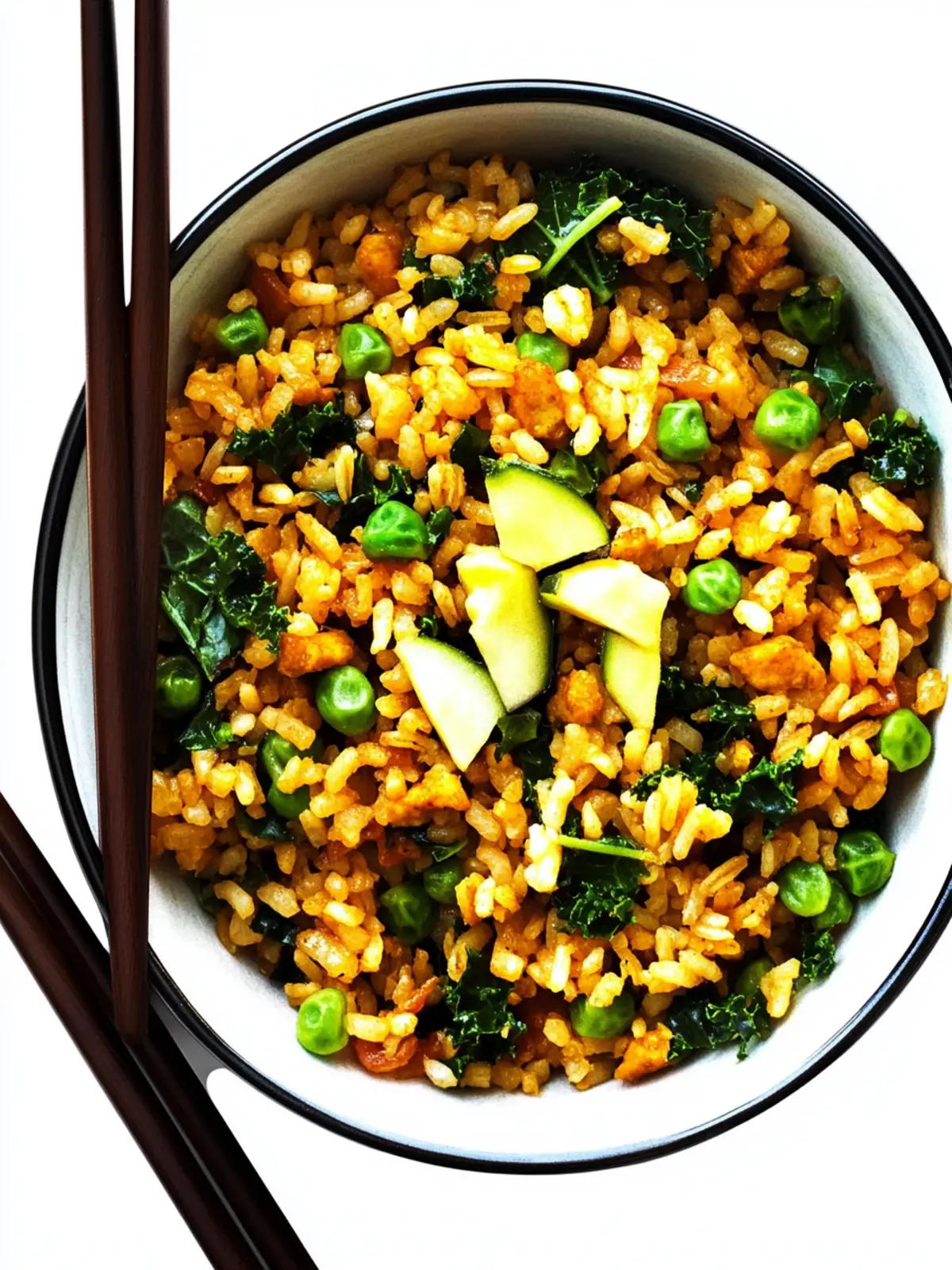 Ginger Kale Fried Rice: A Crispy Comfort Food Delight 2 Ginger Kale Fried Rice