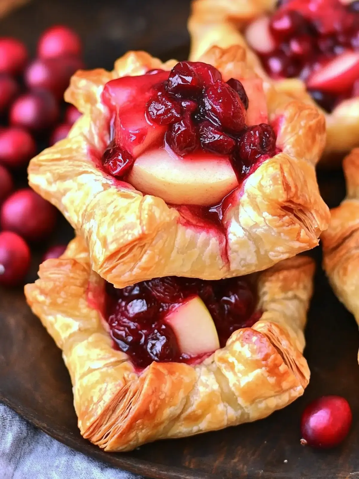Apple Cranberry Brie Puff Pastry Cups That Steal the Show 4 Apple Cranberry Brie Puff Pastry