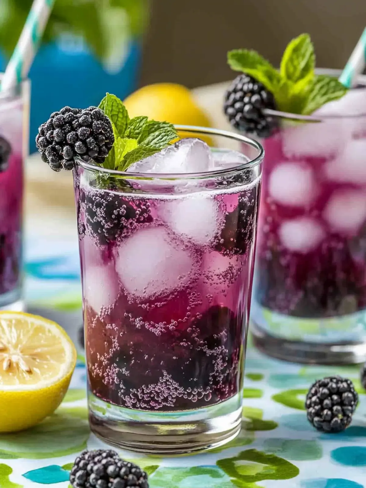 Zesty Blackberry Lemon Mocktail for Refreshing Summer Sips 2 Blackberry Lemon Mocktail