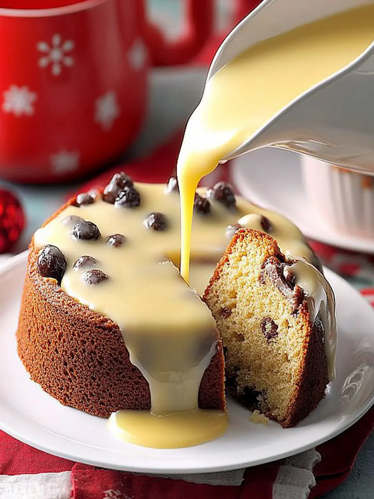 Grandma’s Christmas Cake with Irresistible Brandy Butter Sauce 2 Grandma’s Christmas Cake