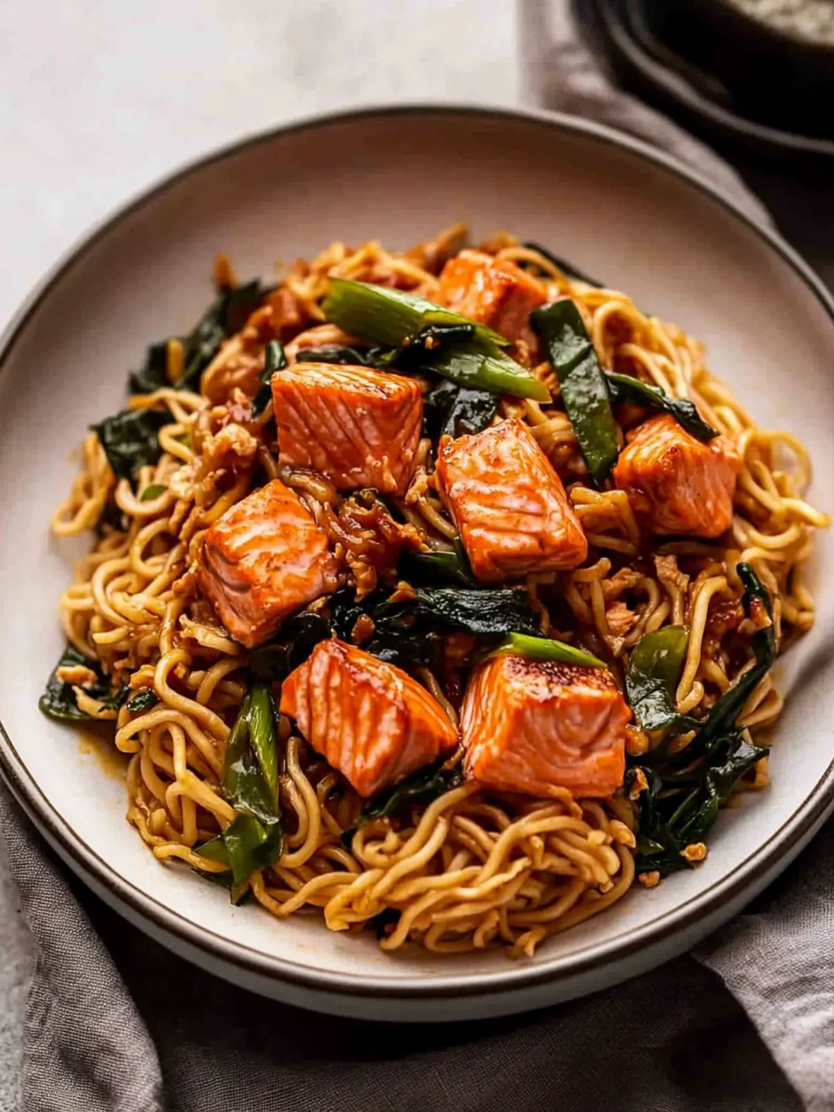 Savory Teriyaki Salmon Noodles Ready in 30 Minutes 4 Teriyaki Salmon Noodles