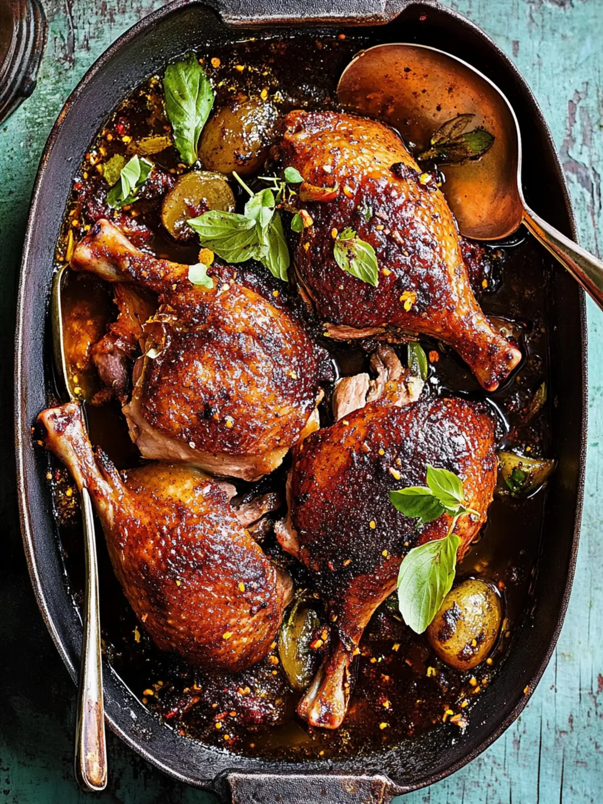 Crispy Spiced Braised Duck: A Flavorful Home Feast! 4 Crispy Spiced Braised Duck