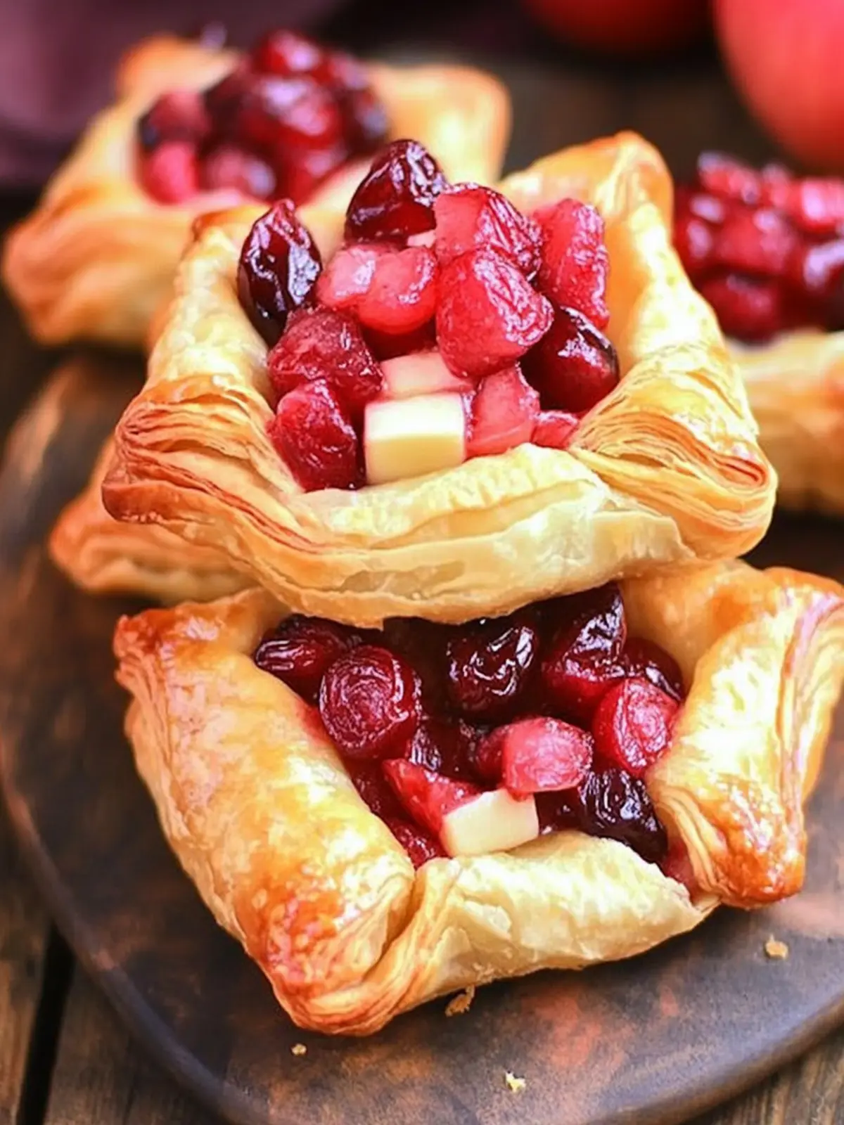 Apple Cranberry Brie Puff Pastry Cups That Steal the Show 5 Apple Cranberry Brie Puff Pastry