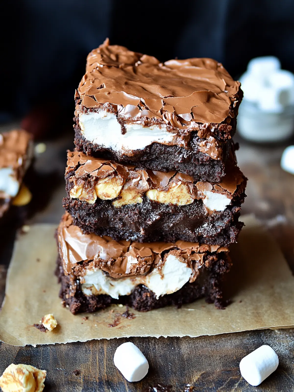 Flourless Marshmallow Crunch Brownies That Wow Your Taste Buds 2 Flourless Marshmallow Crunch Brownies