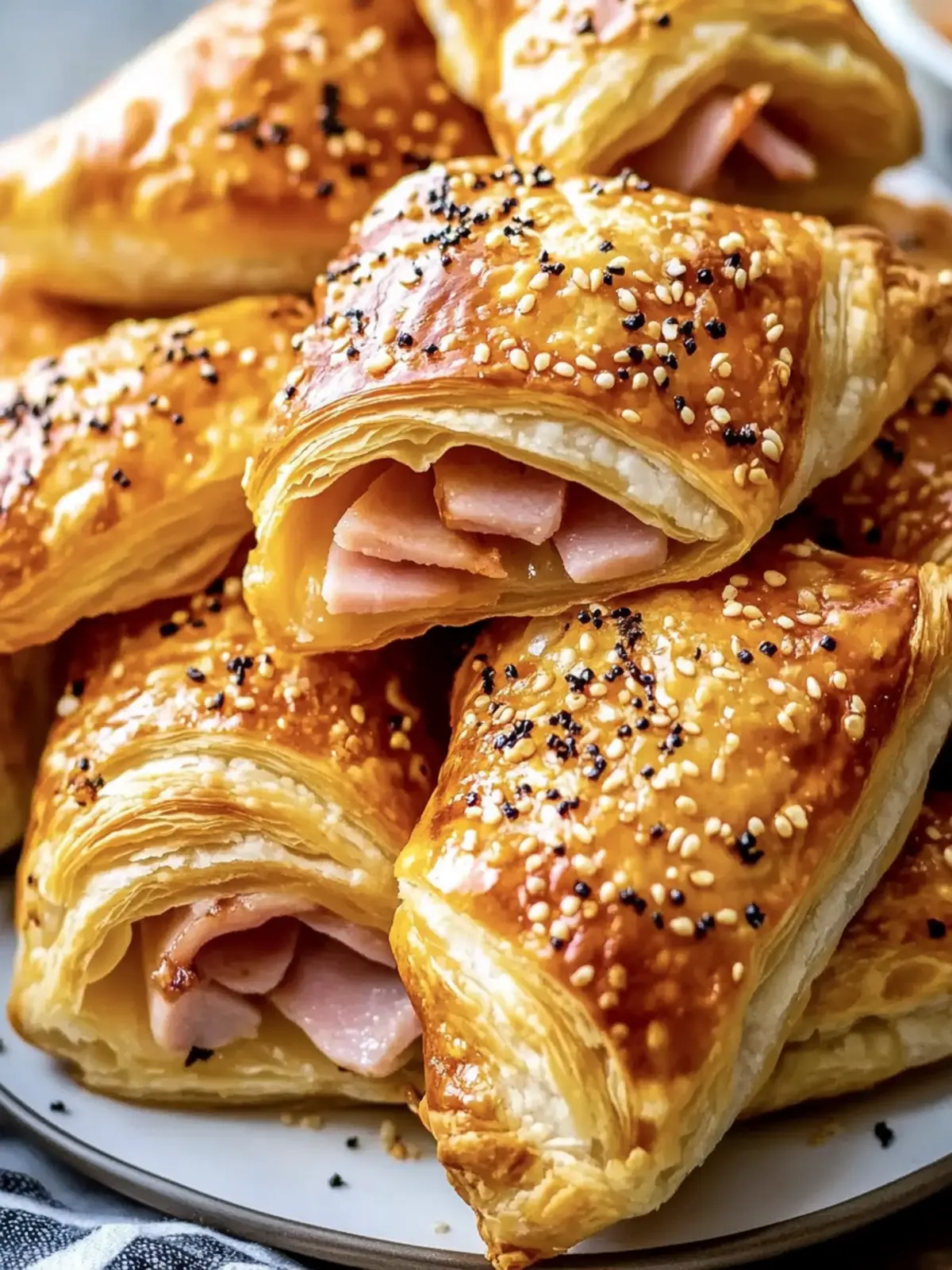 Irresistible Ham and Cheese Puff Pastry Bundles in Minutes 3 Ham and Cheese Puff Pastry Bundles