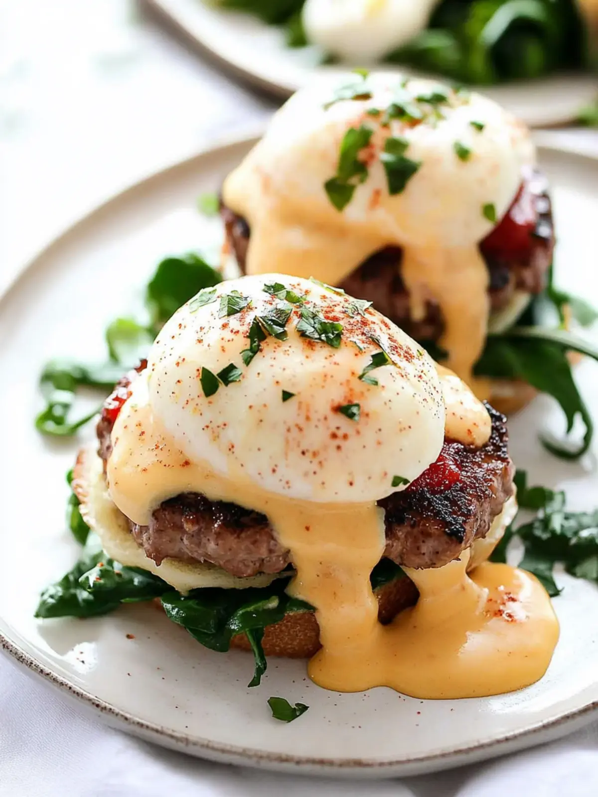 Ultimate Eggs Benedict with Spinach and Sausage Delight 3 Ultimate Eggs Benedict