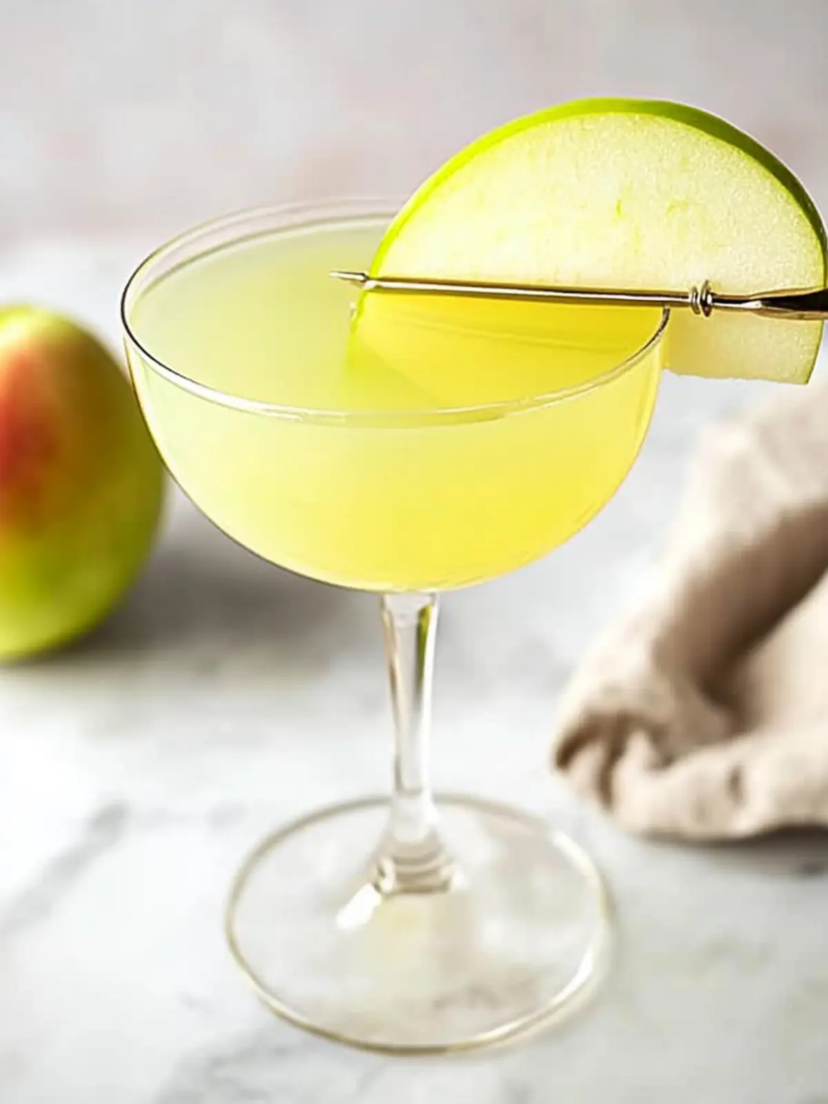 Sweet and Tart Apple Martini