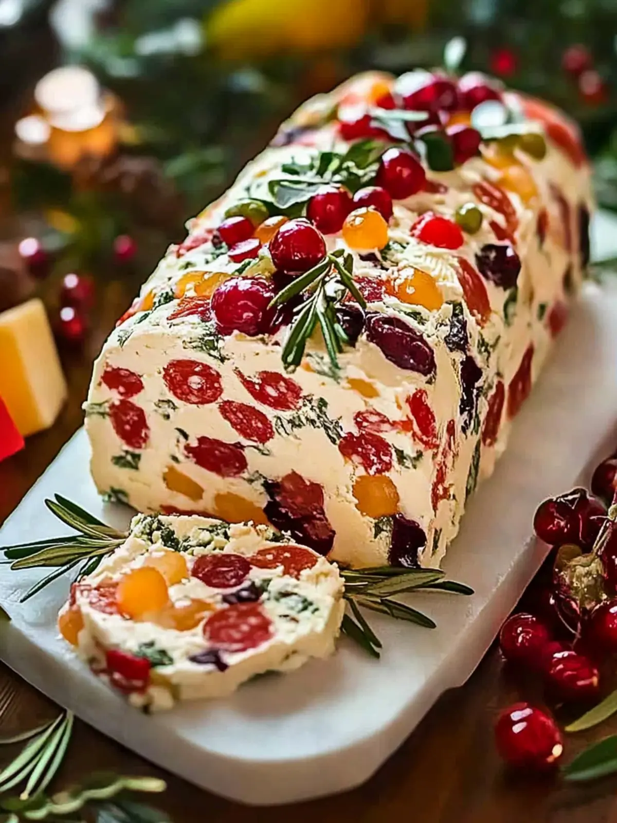 Irresistible Holiday Antipasto Cheese Log for Easy Entertaining 4 Holiday Antipasto Cheese Log