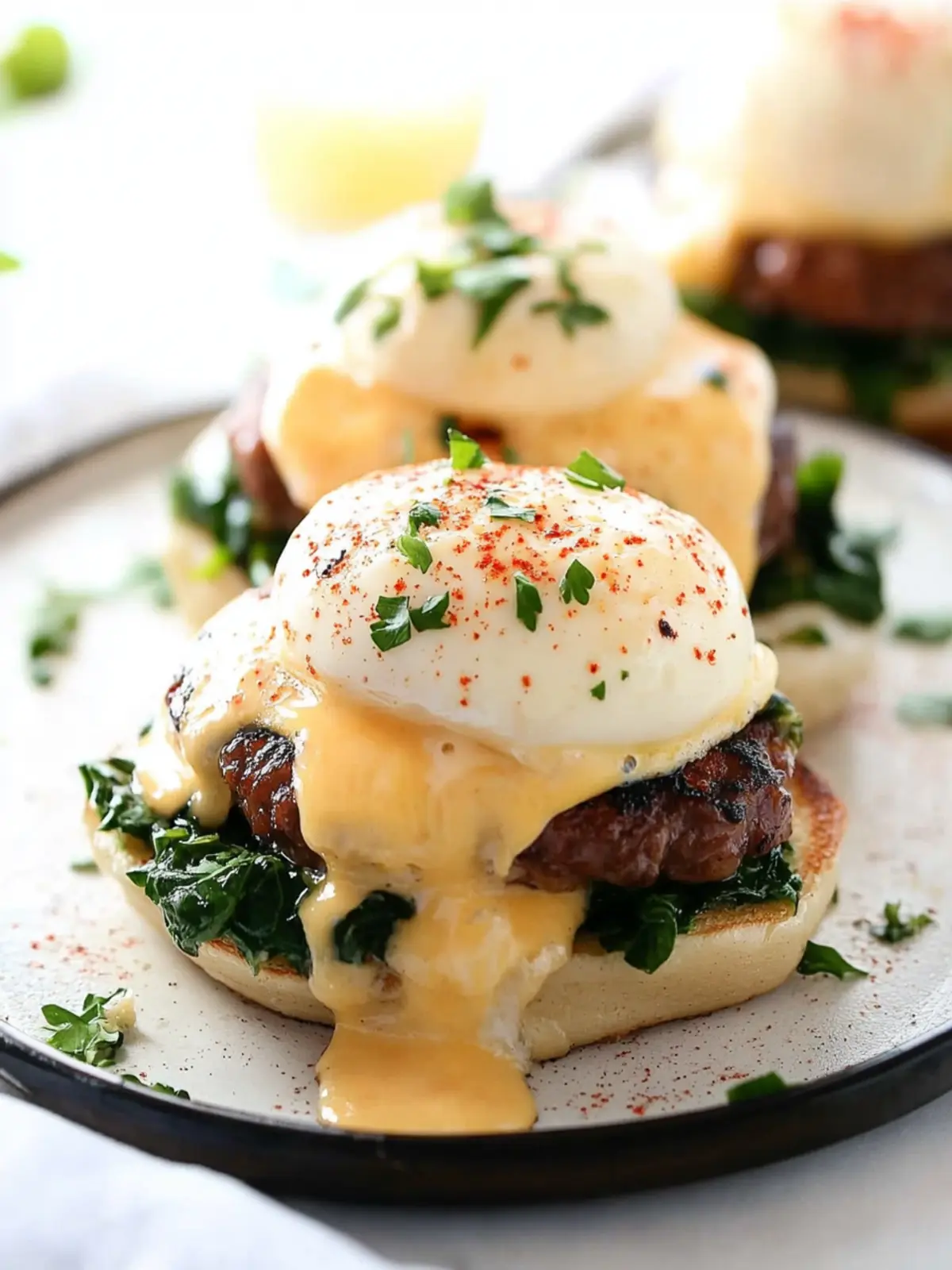 Ultimate Eggs Benedict with Spinach and Sausage Delight 5 Ultimate Eggs Benedict