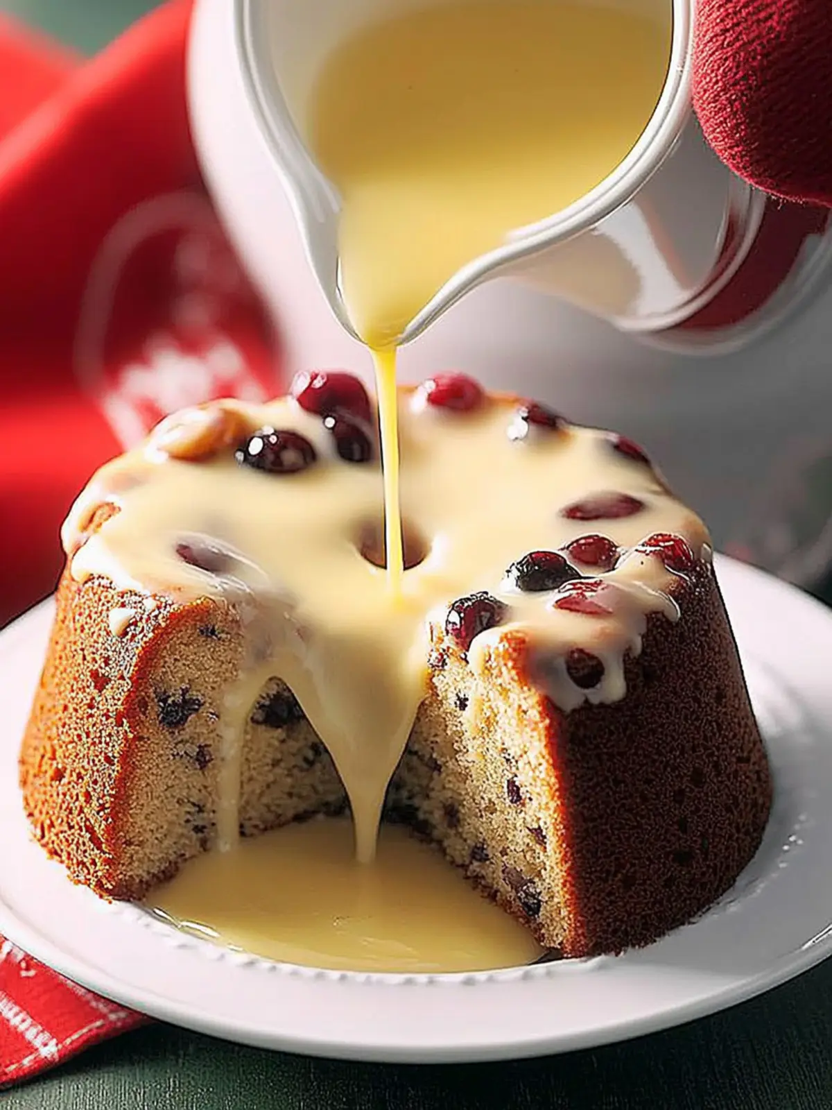 Grandma’s Christmas Cake with Irresistible Brandy Butter Sauce 4 Grandma’s Christmas Cake