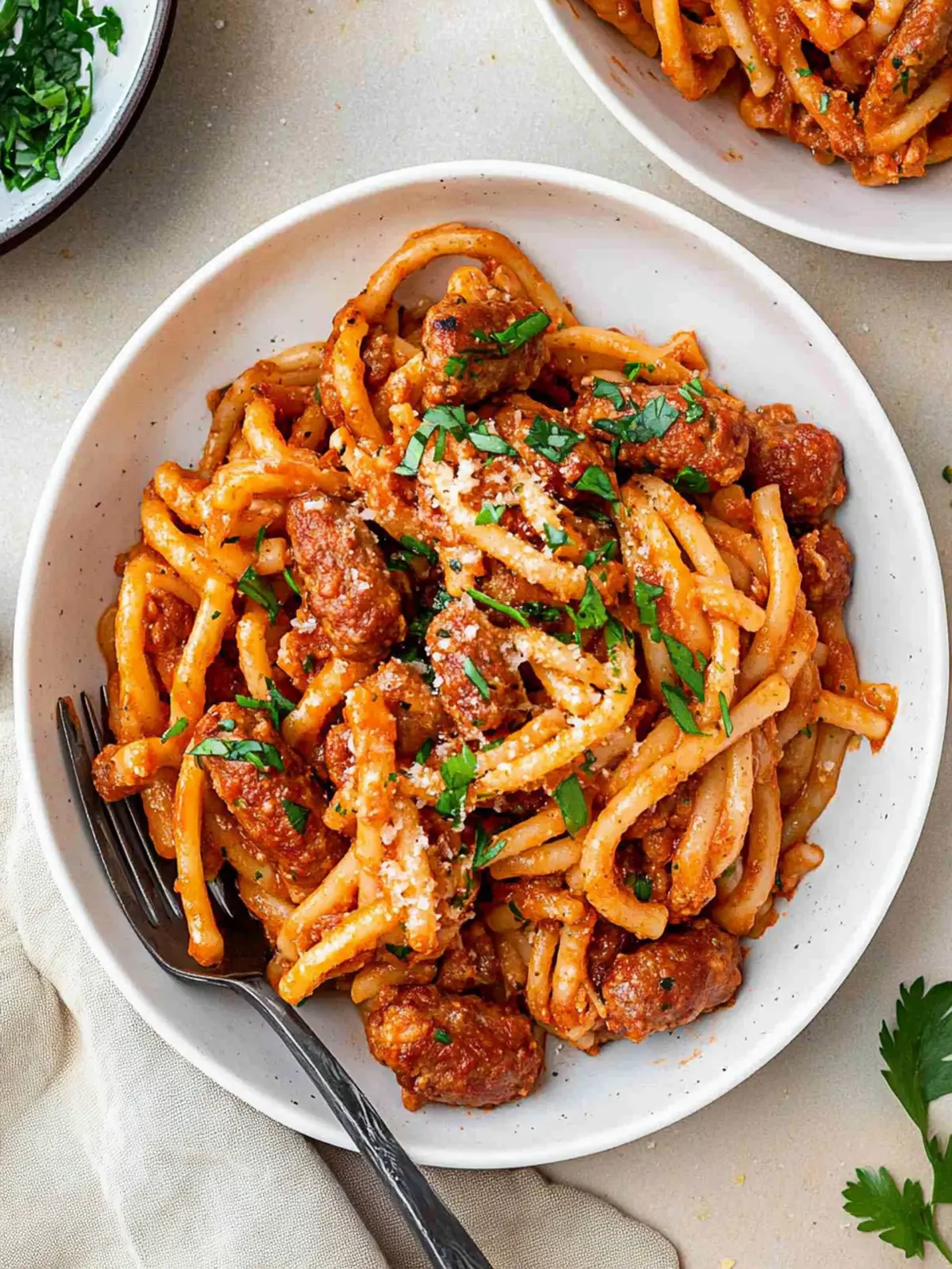 One Pot Spicy Sausage Pasta: Quick Comfort Food Magic 2 One Pot Spicy Sausage Pasta