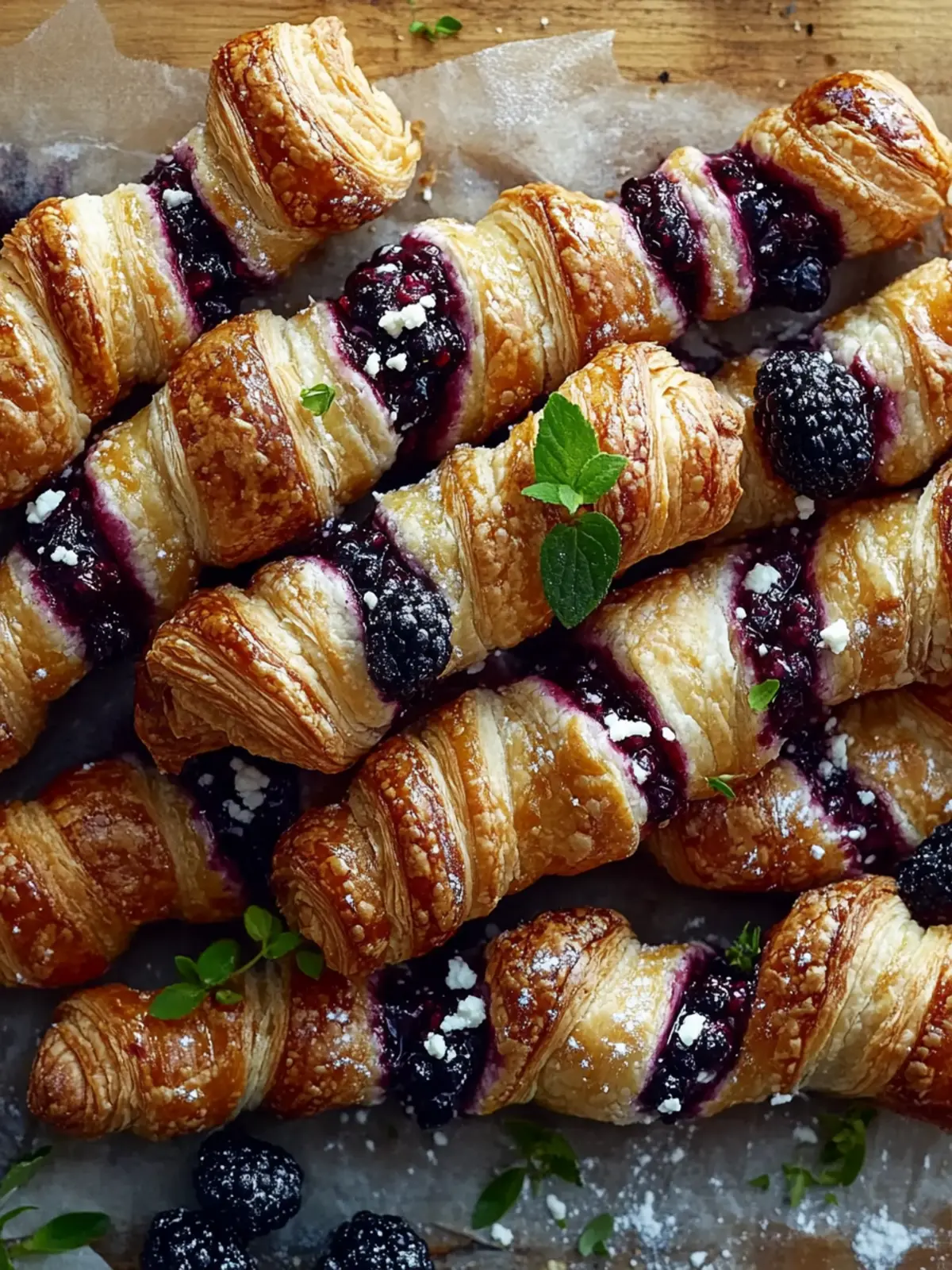 Irresistible Blackberry Goat Cheese Puff Pastry Twists Recipe 3 Blackberry Goat Cheese Puff Pastry Twists