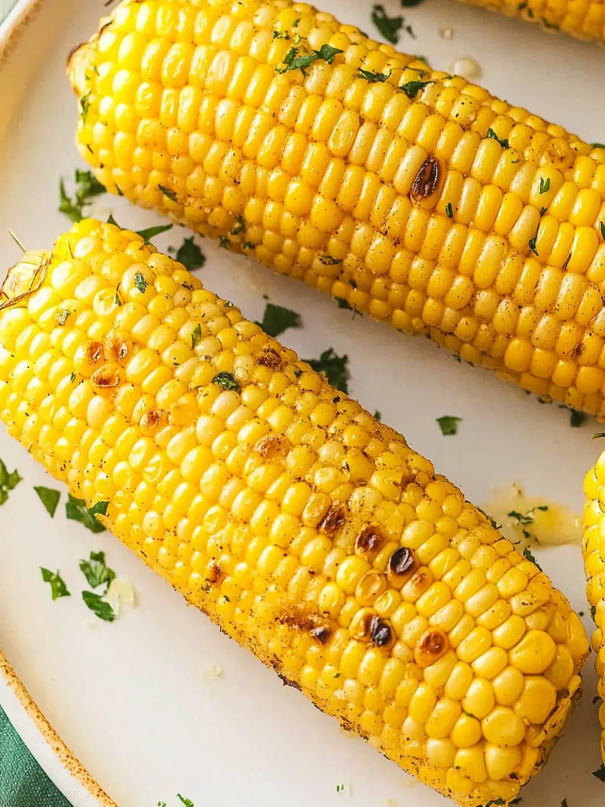 Air Fryer Corn on the Cob: Buttery, Charred Perfection! 2 Air Fryer Corn On The Cob