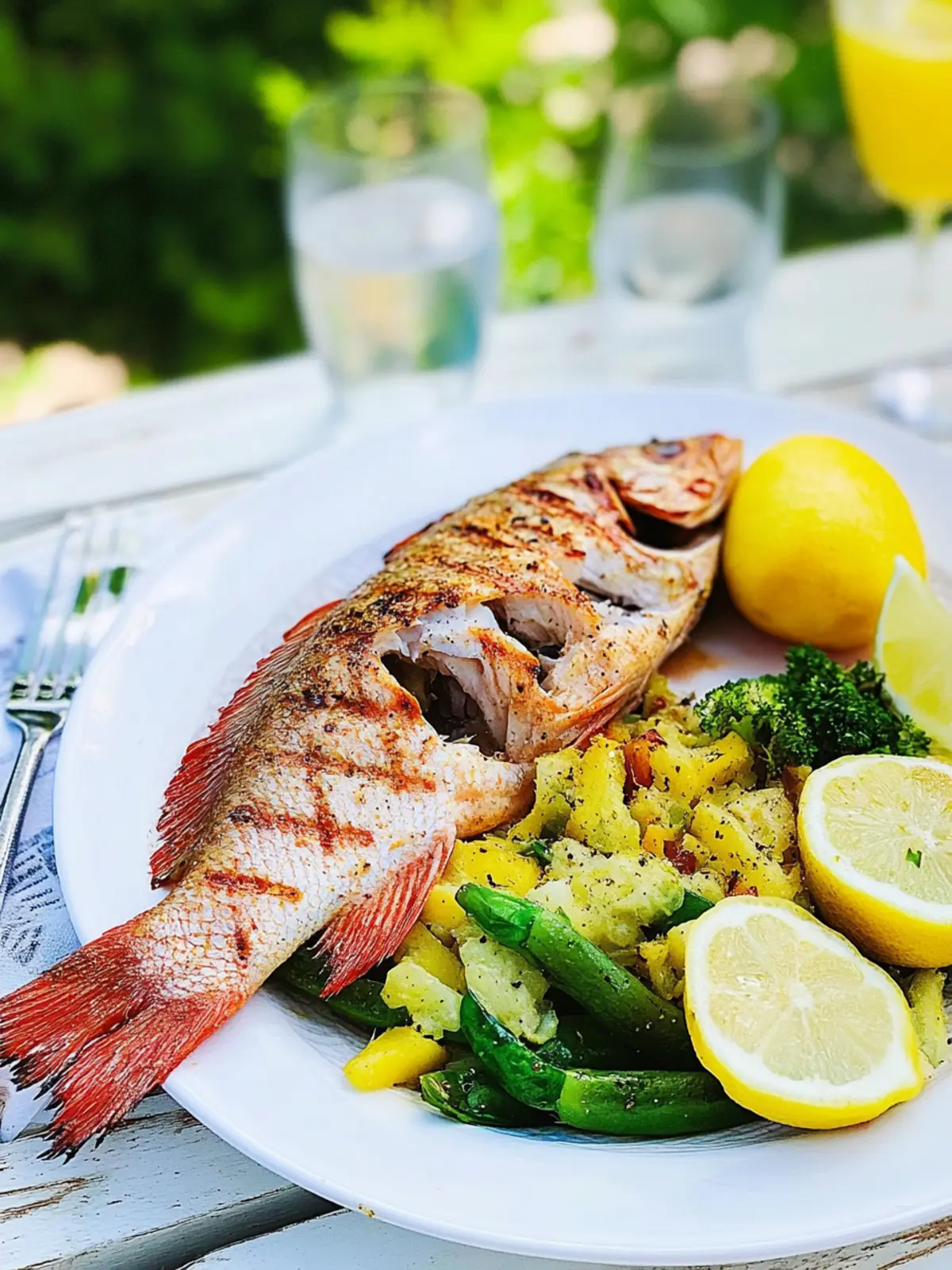Grilled Red Snapper with Herb Marinade for Perfect Summer Nights 3 Grilled Red Snapper