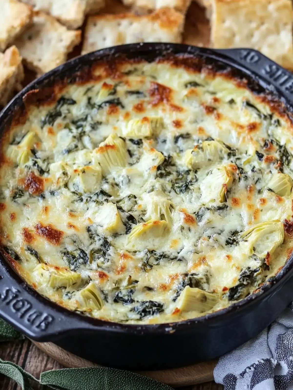 The Best Spinach Artichoke Dip You'll Want at Every Party 3 The Best Spinach Artichoke Dip