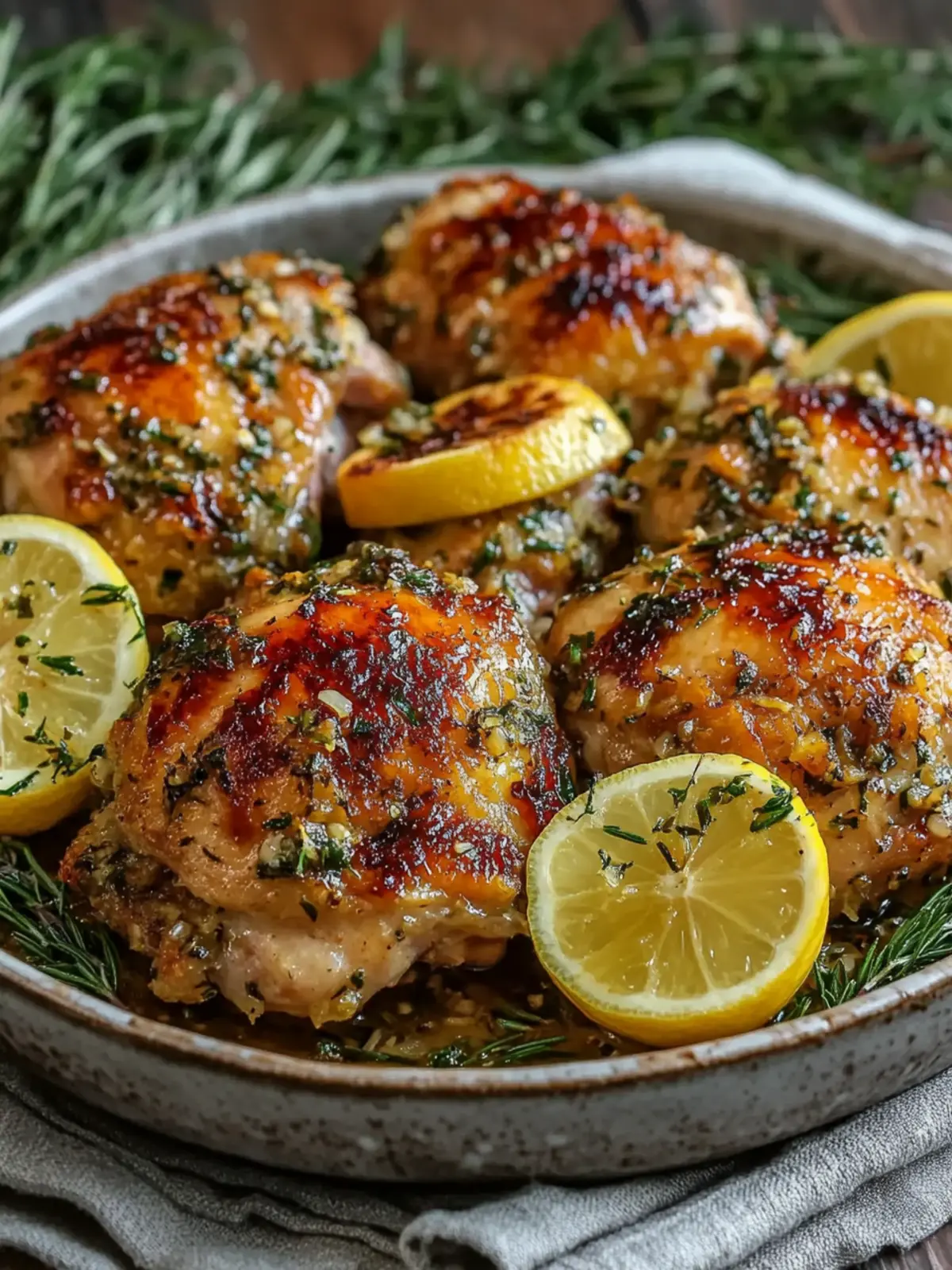 Crispy Lemon Herb Roasted Chicken Thighs that Wow Every Time 2 Crispy Lemon Herb Roasted Chicken Thighs