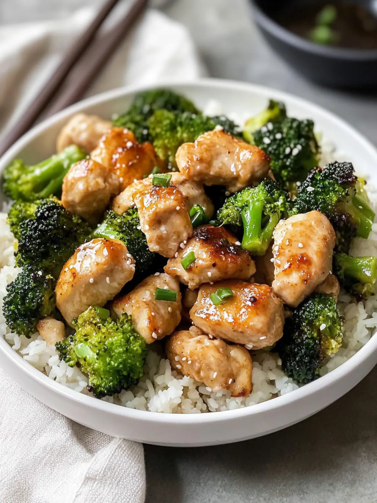 Air Fryer Chicken and Broccoli