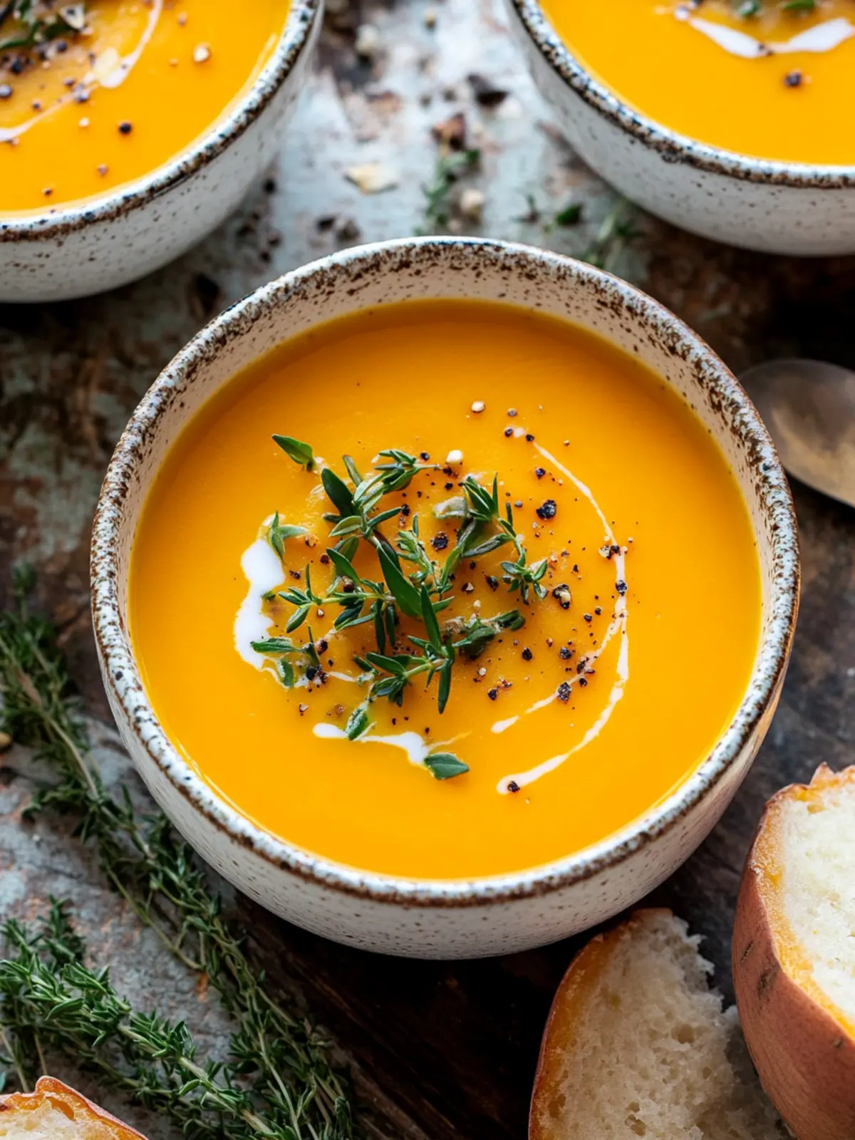 Butternut Squash Sweet Potato Soup