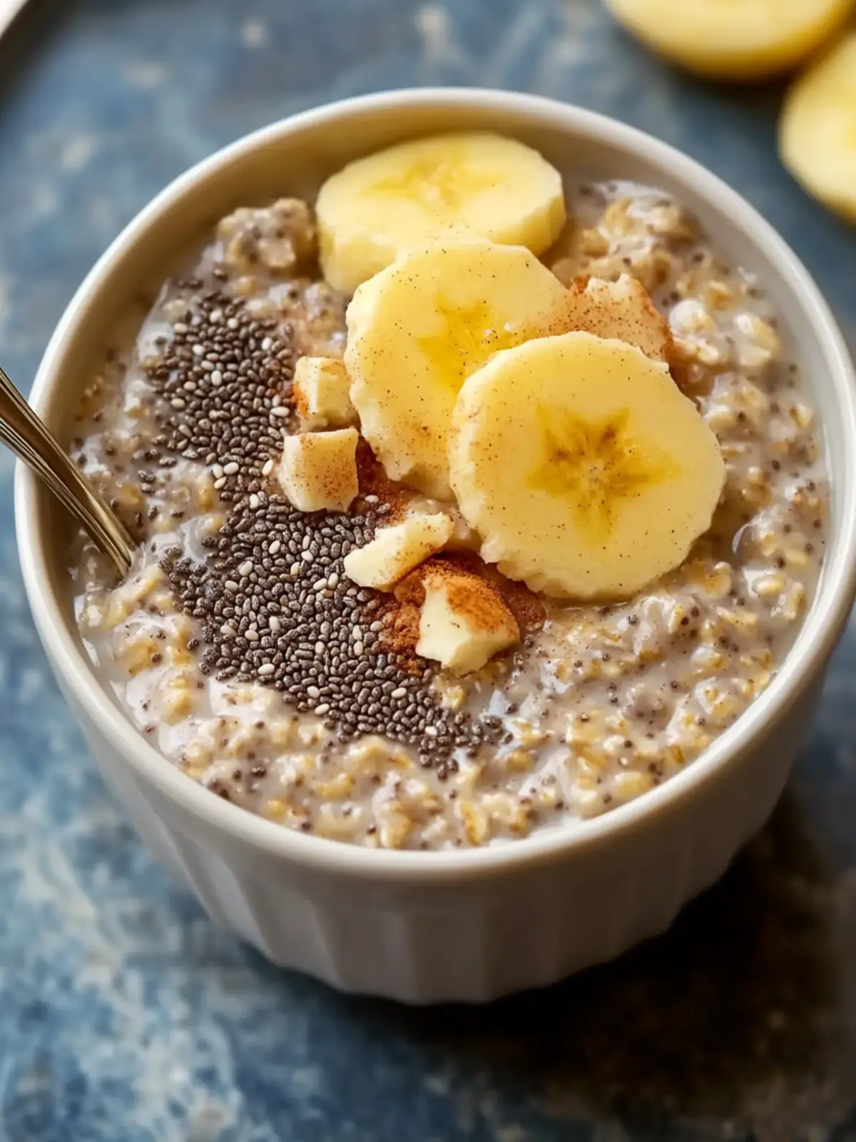 Maple Cinnamon Overnight Oats With Chia Seeds