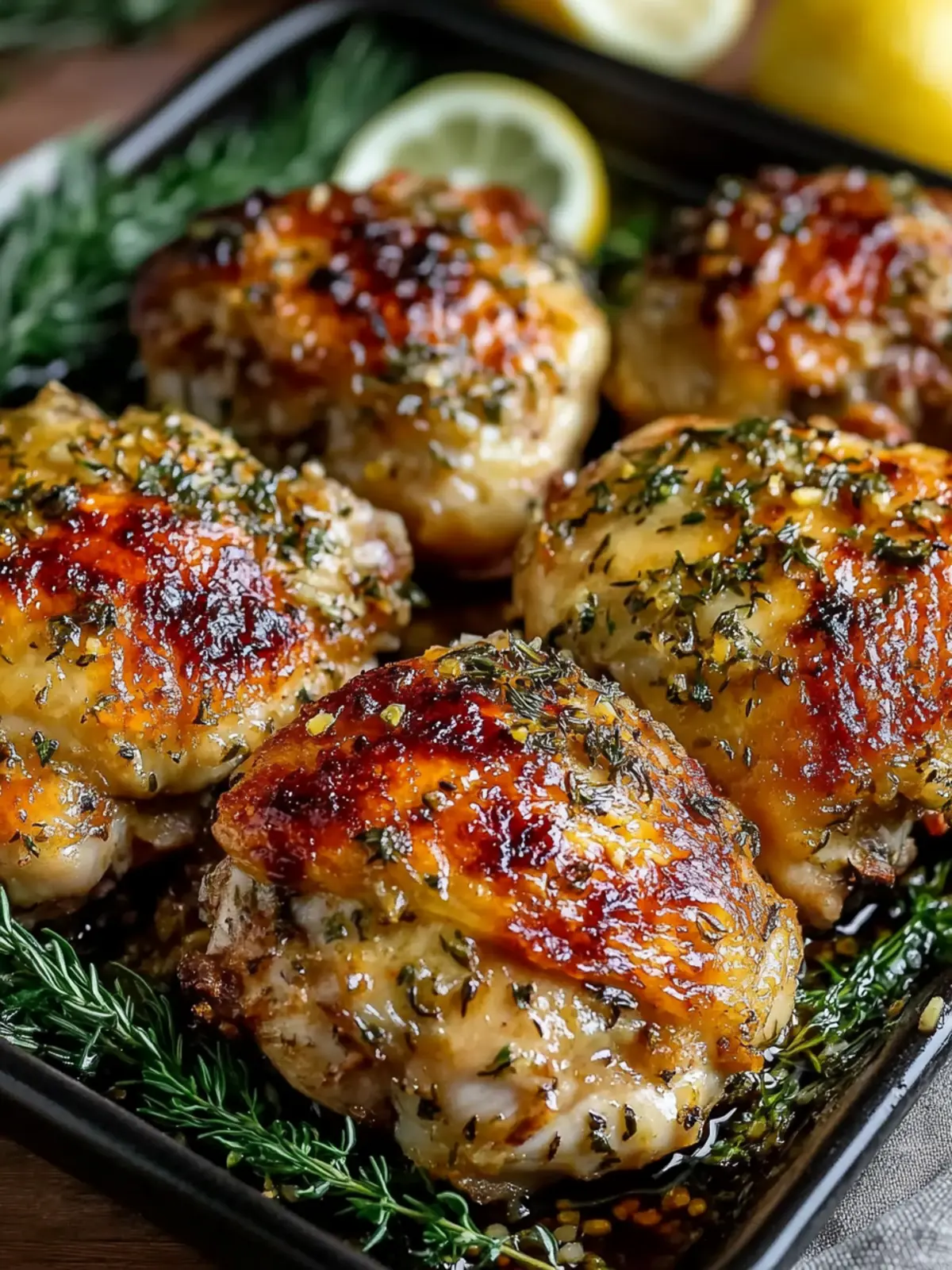 Crispy Lemon Herb Roasted Chicken Thighs that Wow Every Time 5 Crispy Lemon Herb Roasted Chicken Thighs
