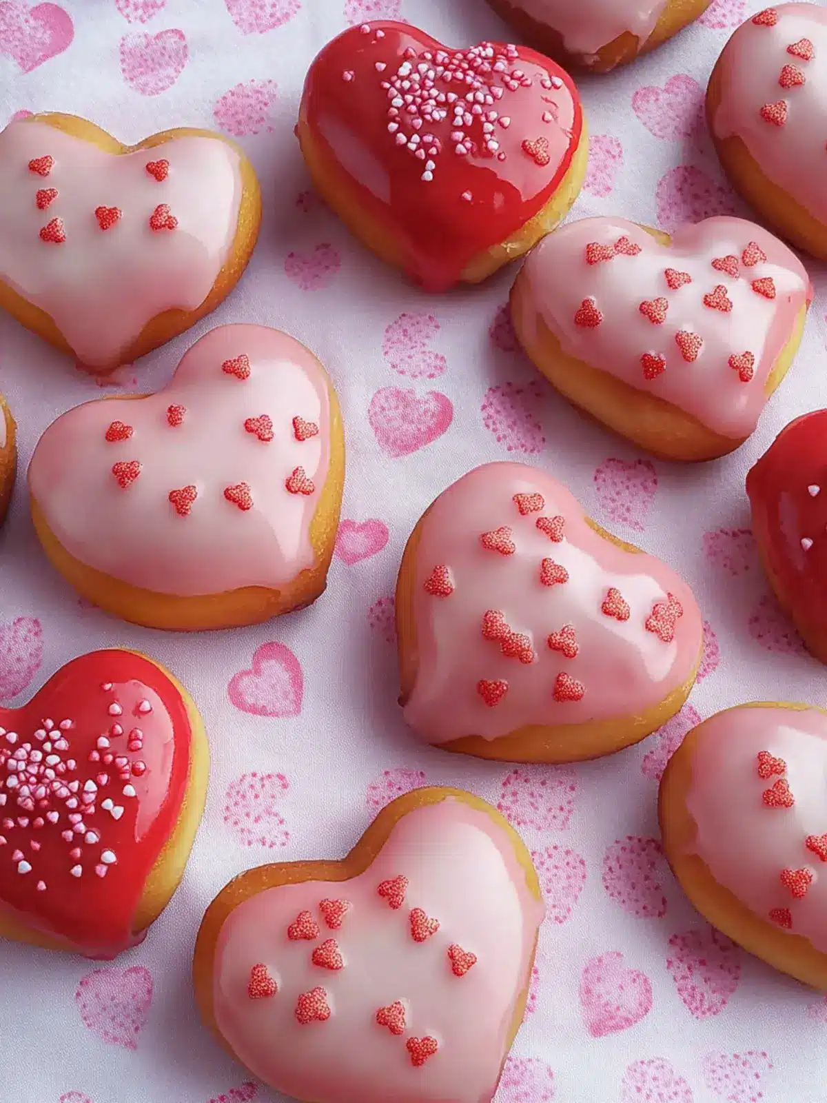 Homemade Valentine’s Heart Shaped Donuts to Delight Everyone 3 Homemade Valentine’s Heart Shaped Donuts