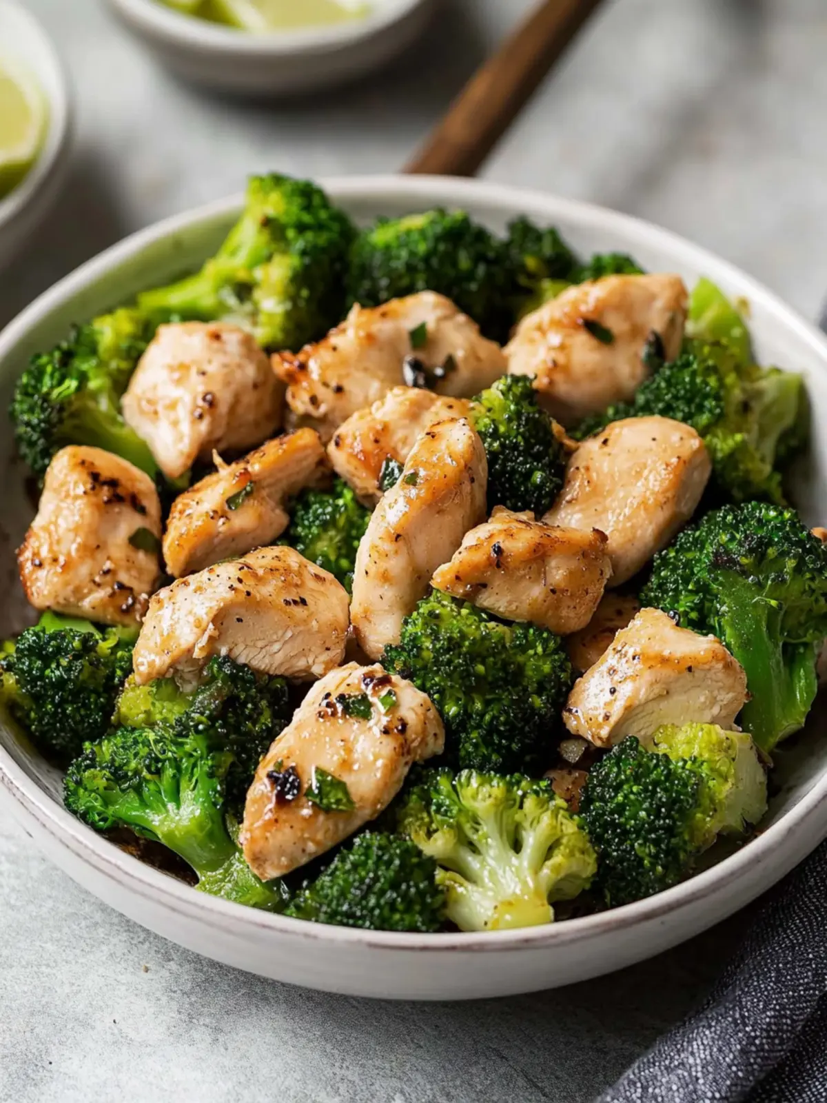Air Fryer Chicken and Broccoli