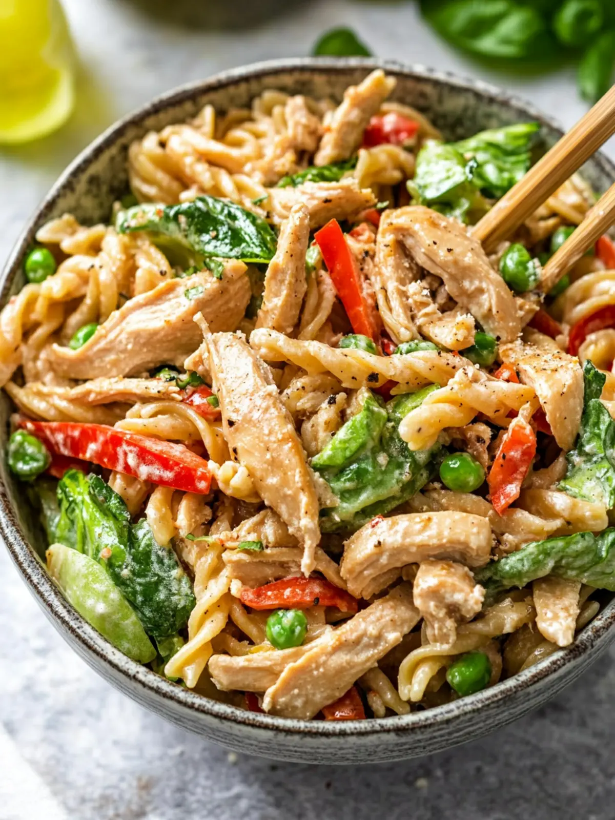 Chinese Chicken Pasta Salad