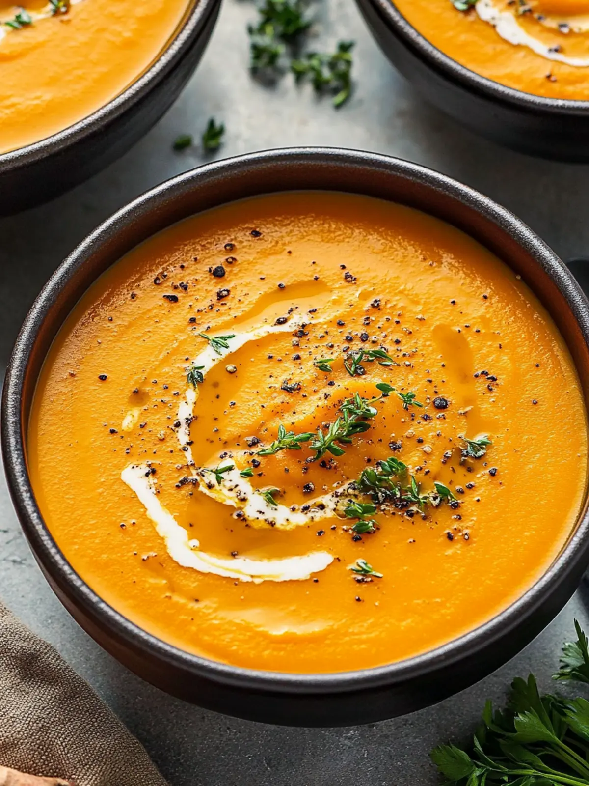 Maple Roasted Sweet Potato and Carrot Soup for Cozy Days 2 Maple Roasted Sweet Potato and Carrot Soup