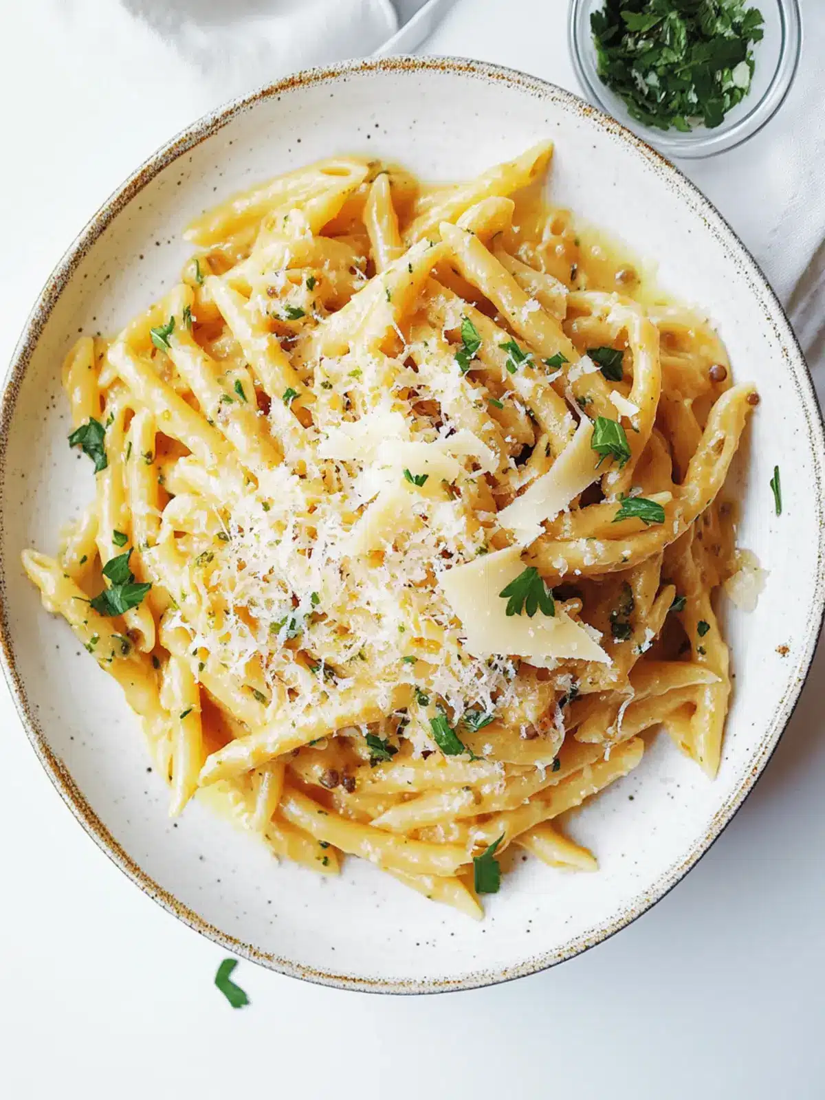Parmesan Garlic Lentil Pasta: A Flavorful Vegan Delight 2 Parmesan Garlic Lentil Pasta