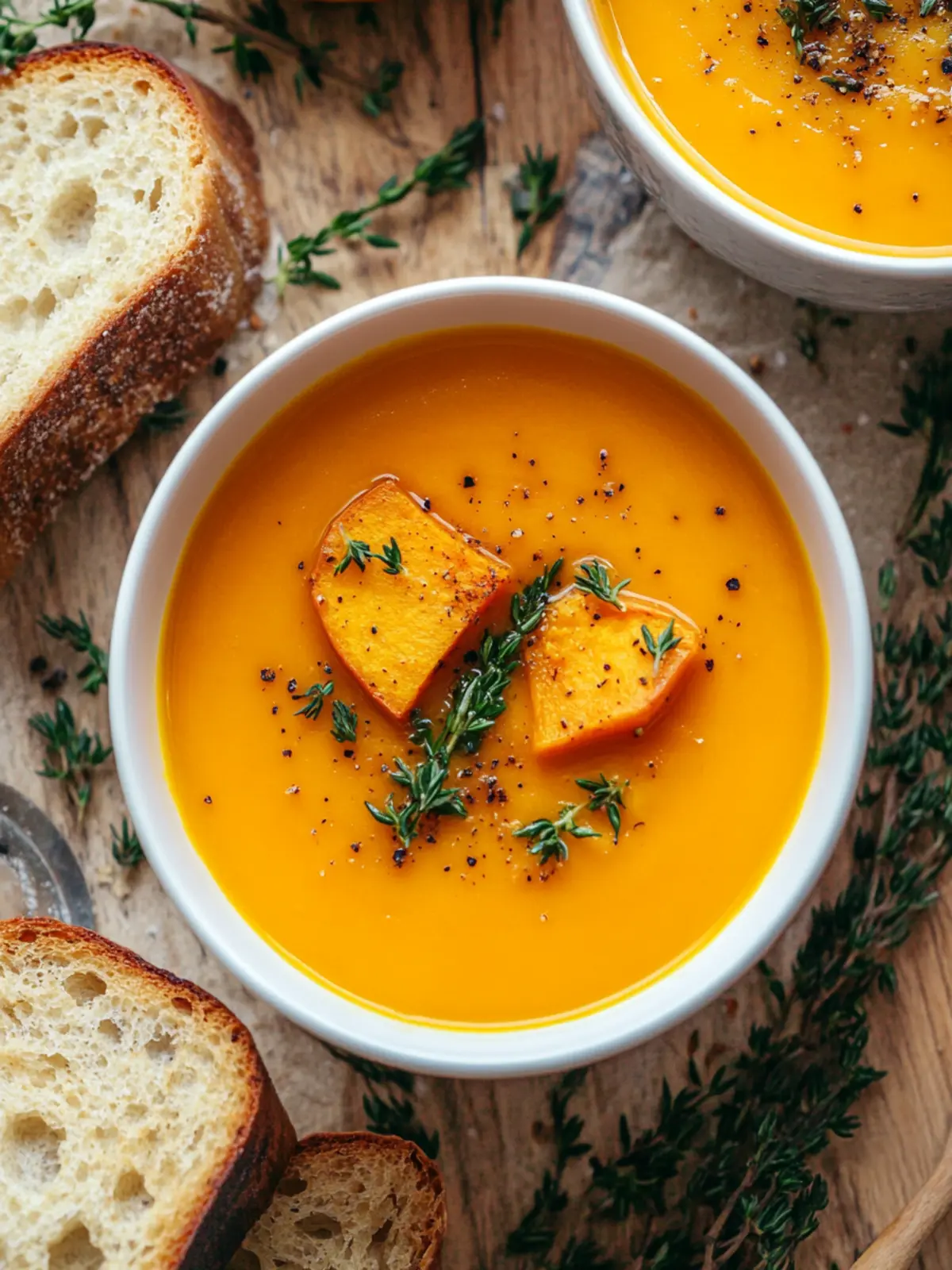 Butternut Squash Sweet Potato Soup