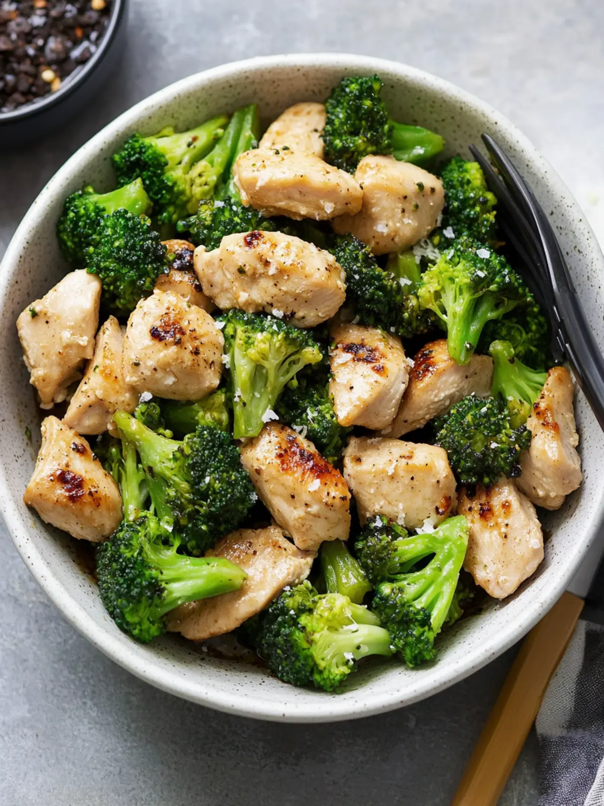 Air Fryer Chicken and Broccoli