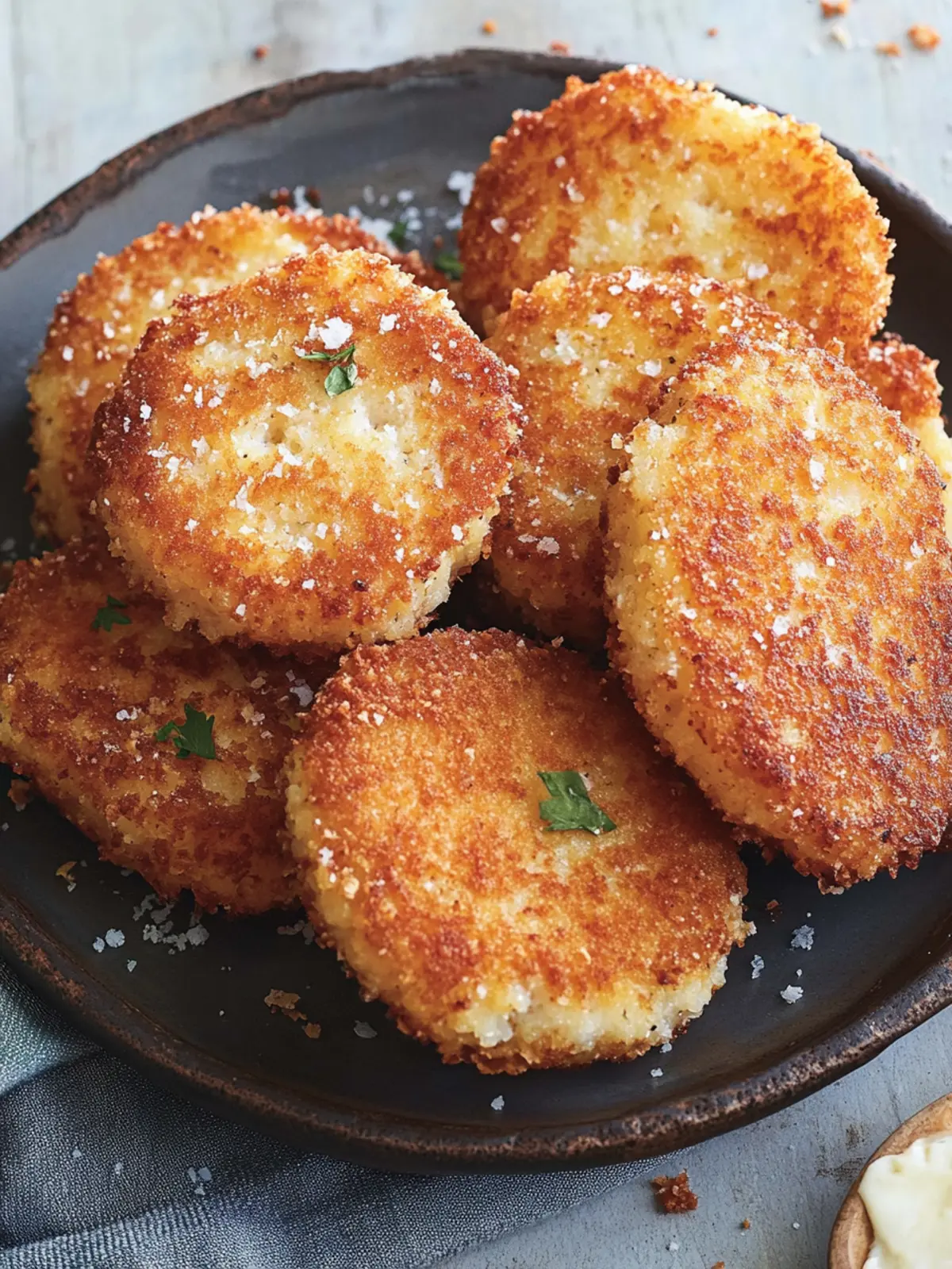 Cheesy Fried Grit Cakes: Your New Favorite Comfort Food! 4 Cheesy Fried Grit Cakes
