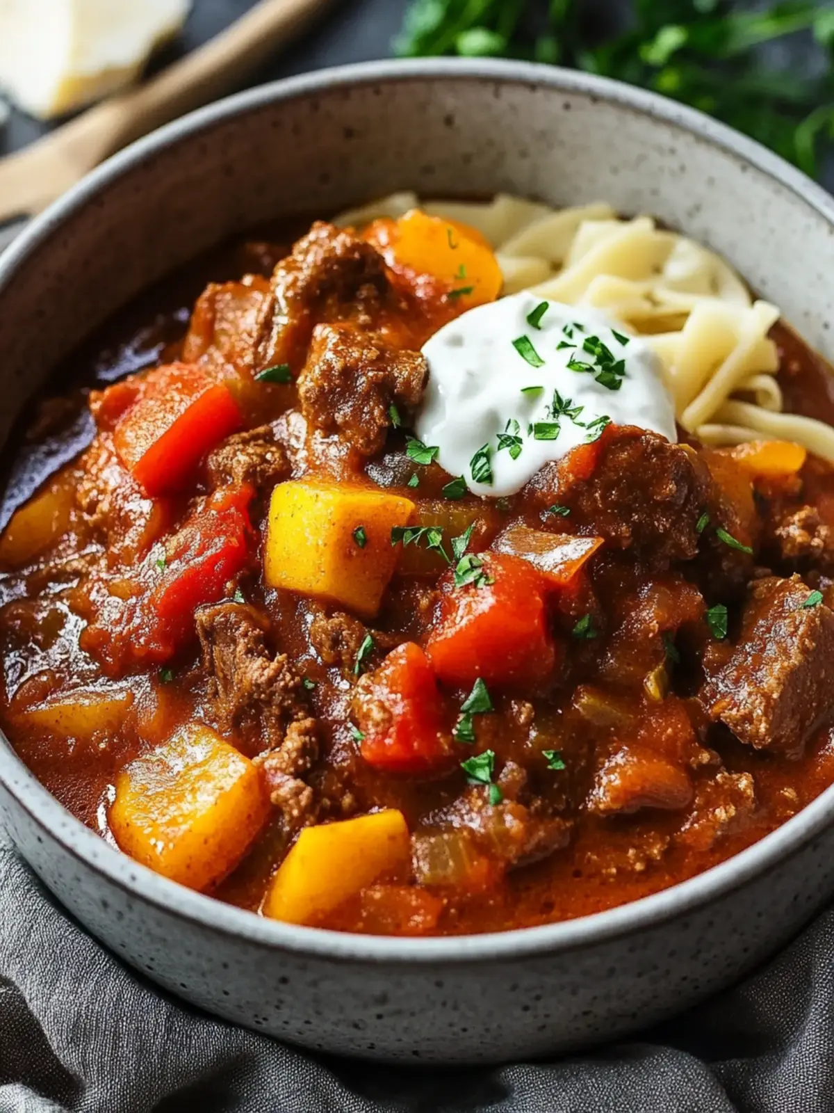 Slow Cooker Hungarian Goulash