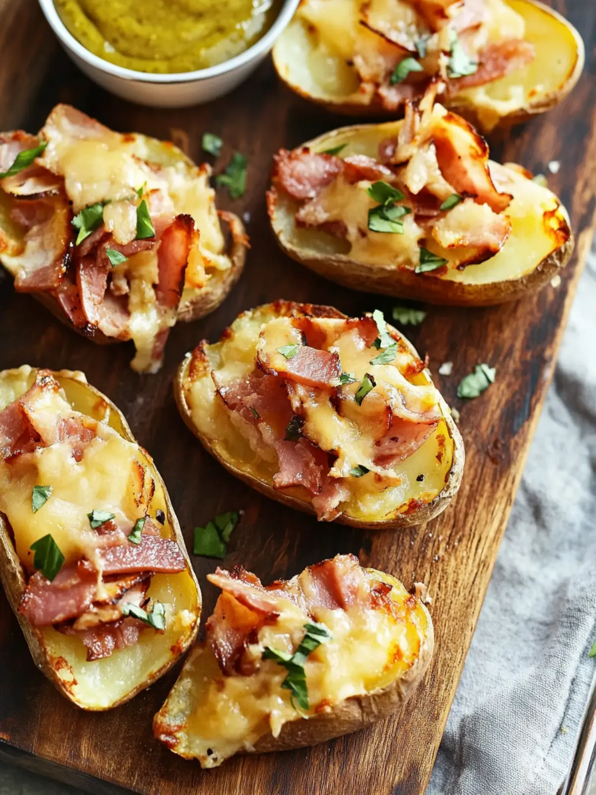 Cuban Sandwich Potato Skins