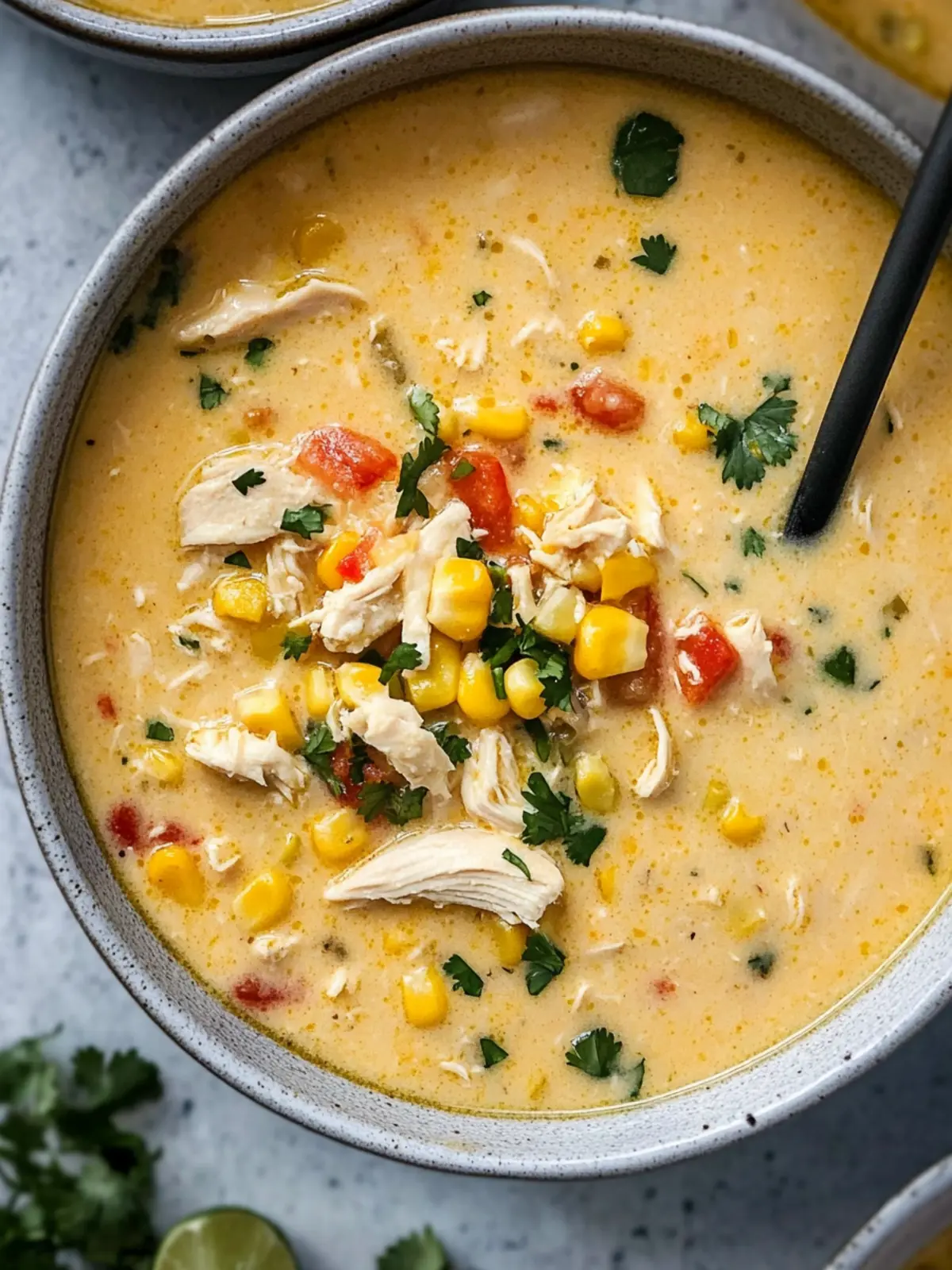 Mexican Corn Chicken Soup