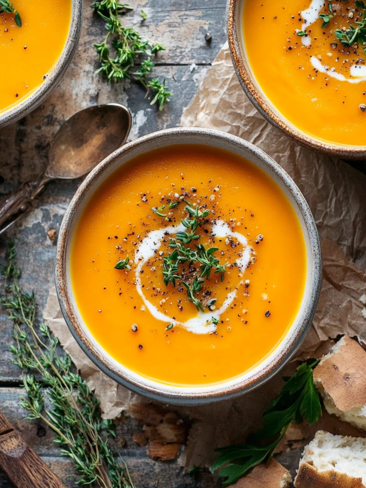 Butternut Squash Sweet Potato Soup