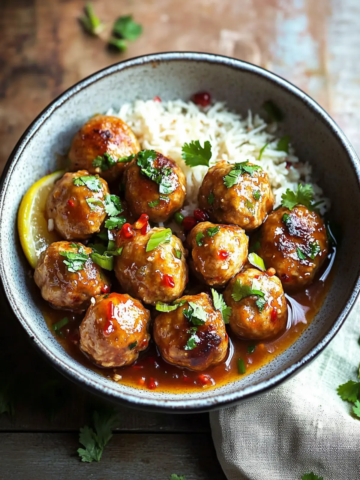 Irresistible Firecracker Chicken Meatballs Ready in 30 Minutes 2 Firecracker Chicken Meatballs