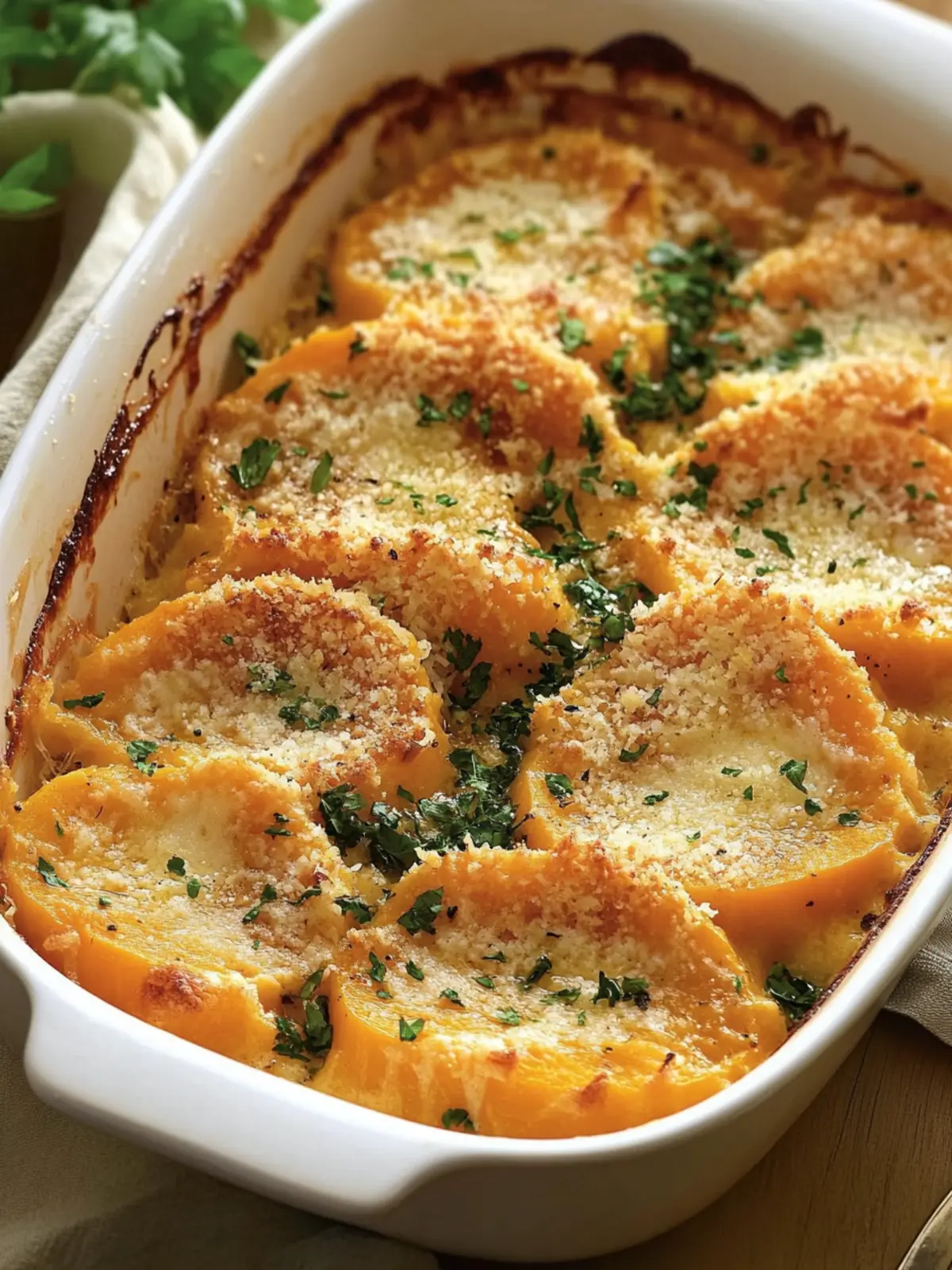Parmesan-Butternut Squash Gratin