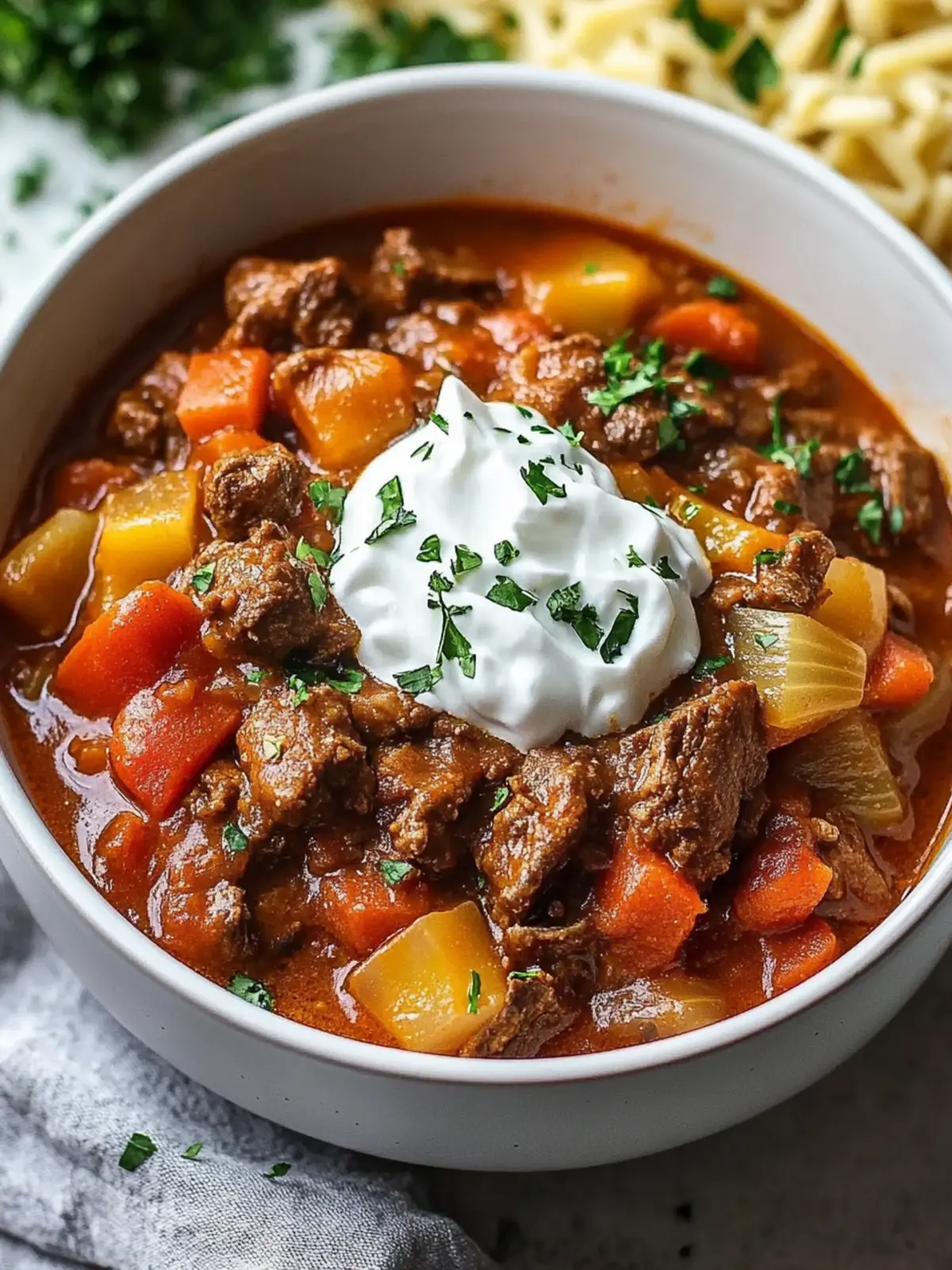 Slow Cooker Hungarian Goulash